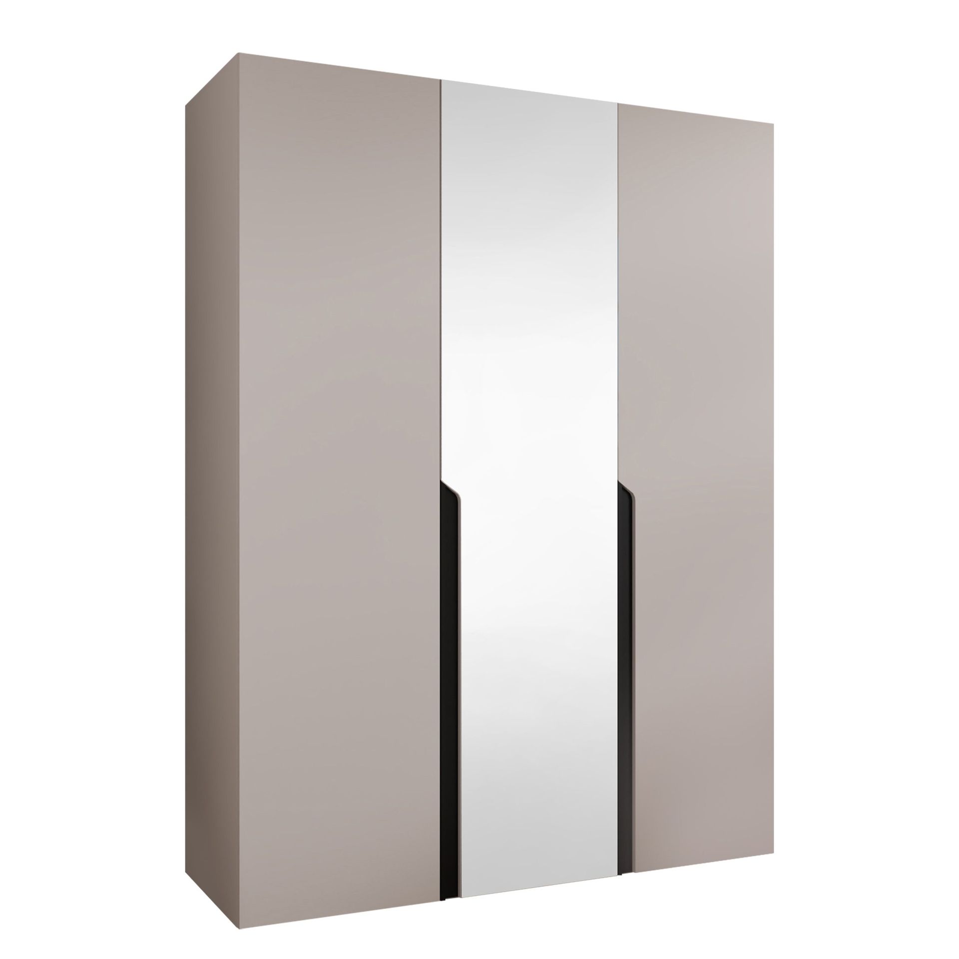 Milias Garderob med spegel 150x202 cm - beige