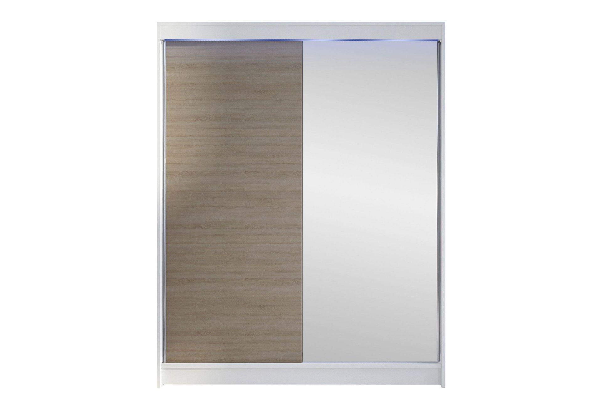 pickering garderob m. spegel 150x200 cm - grön