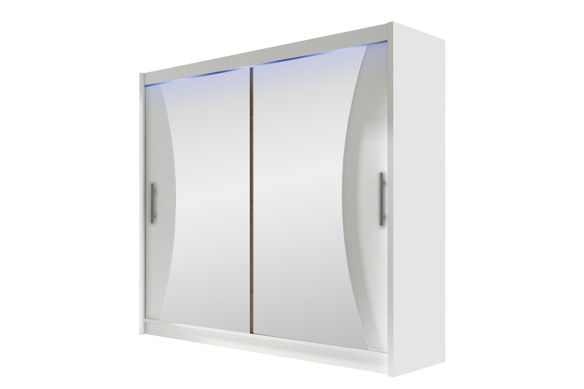Rilievo Garderob m. Spegel 180x215 cm - Vit