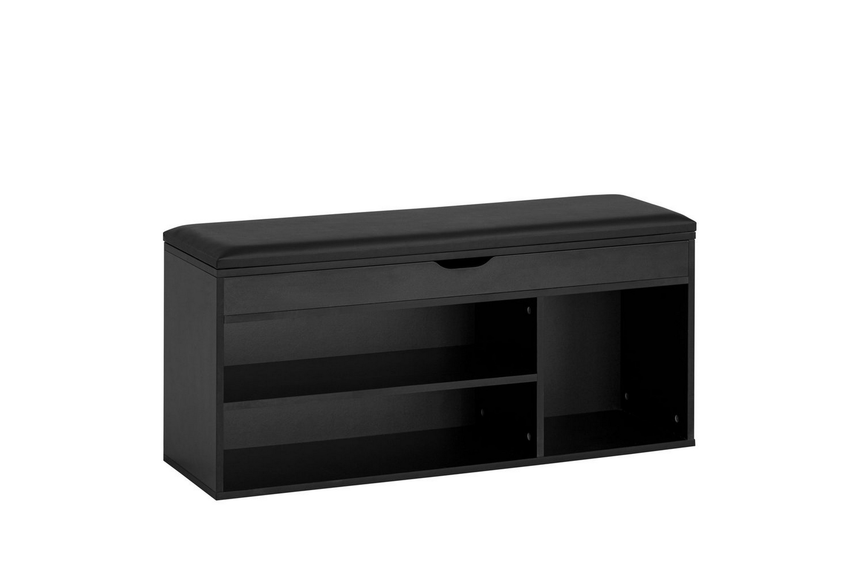 kapprumsbänk wohnling med skoställ vadderad sittplats förvaring under -