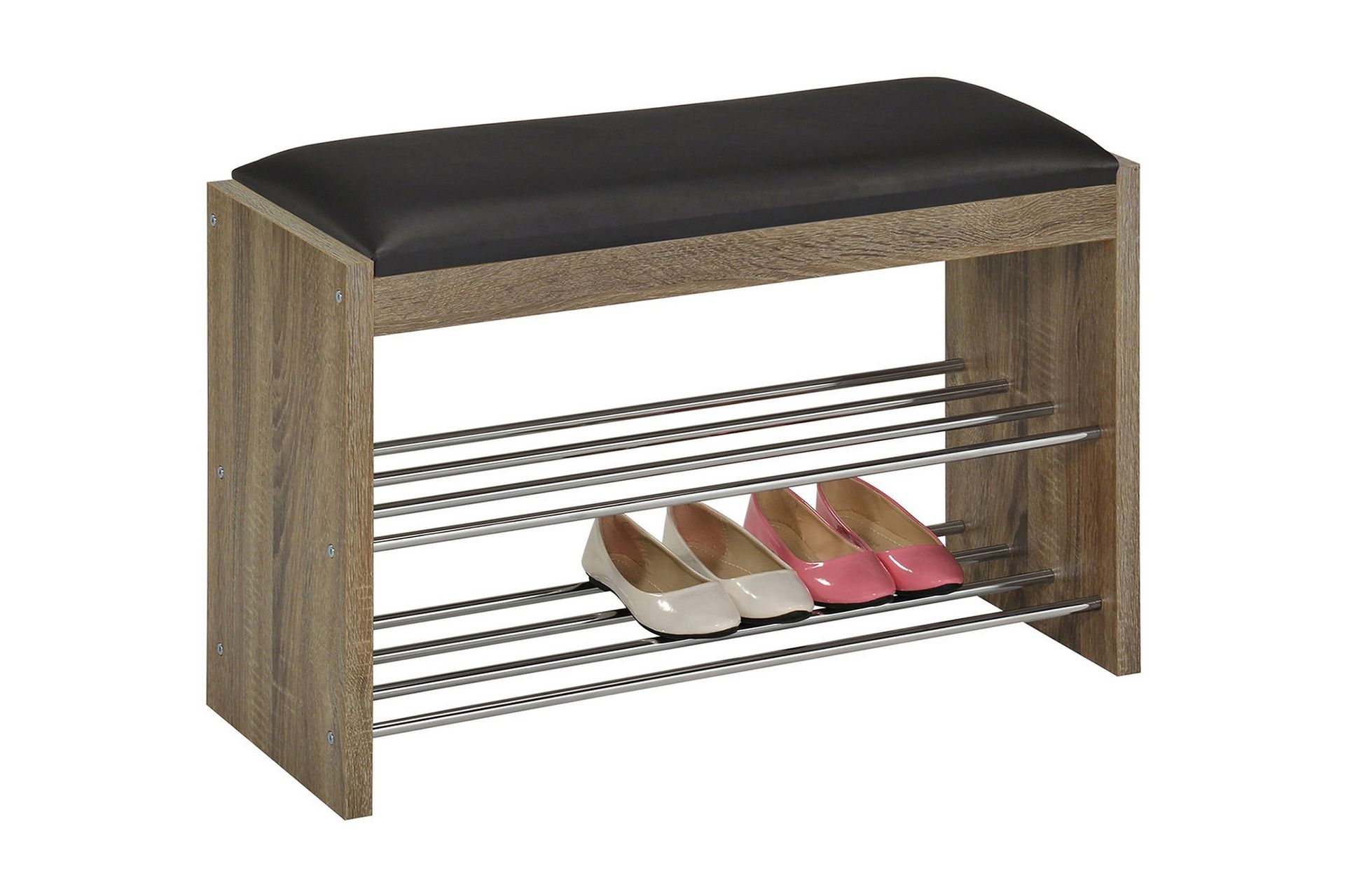 Beno Skohylla 79,5x30x50 cm M&ouml;rk Brun -