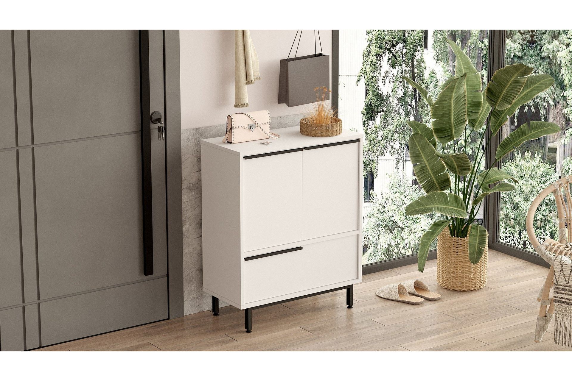 Liyakat Skosk&aring;p 74,8 cm - Vit