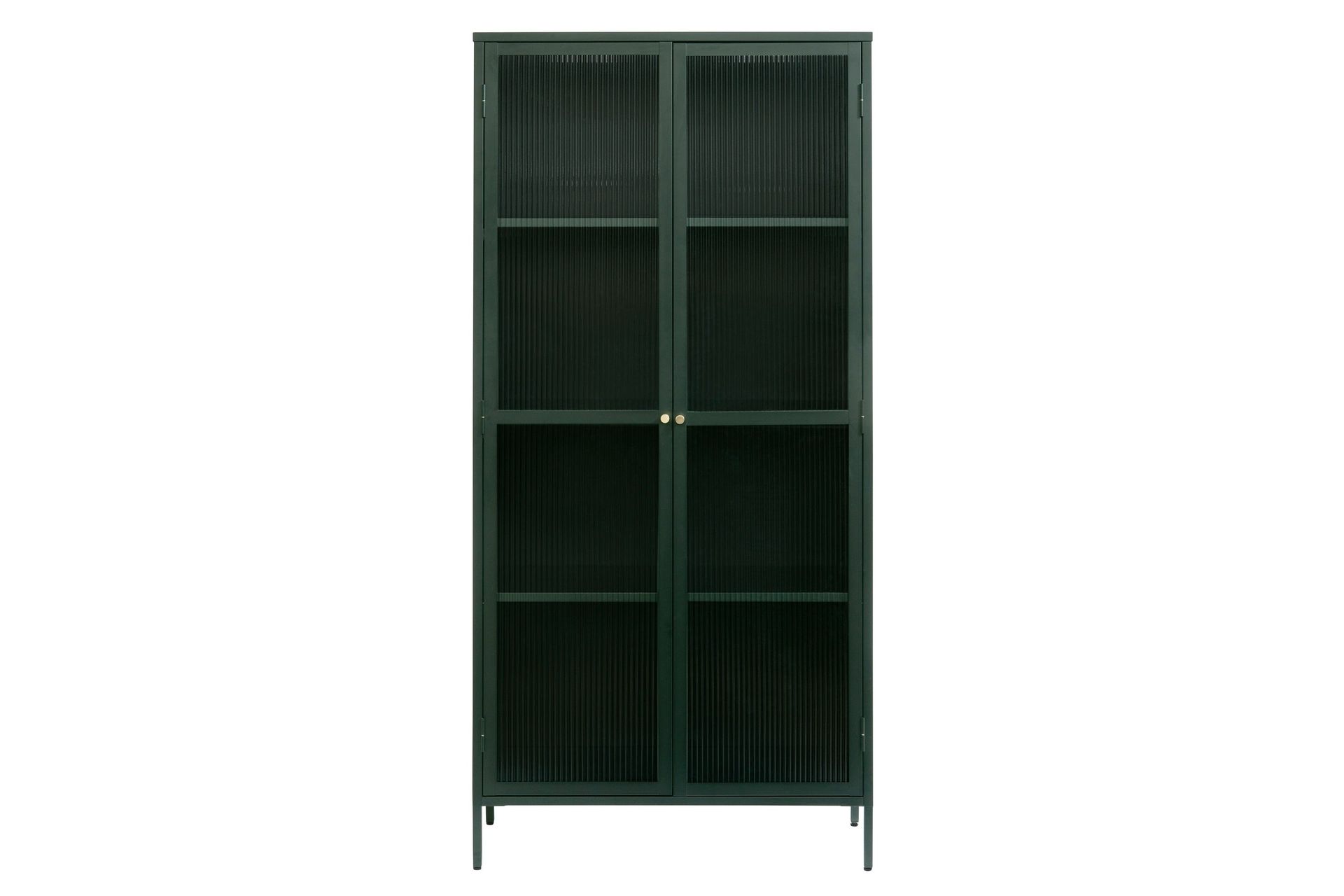 Azza Vitrinsk&aring;p 40 cm djup 90 cm bred 190 cm h&ouml;g Metall - Gr&ouml;n