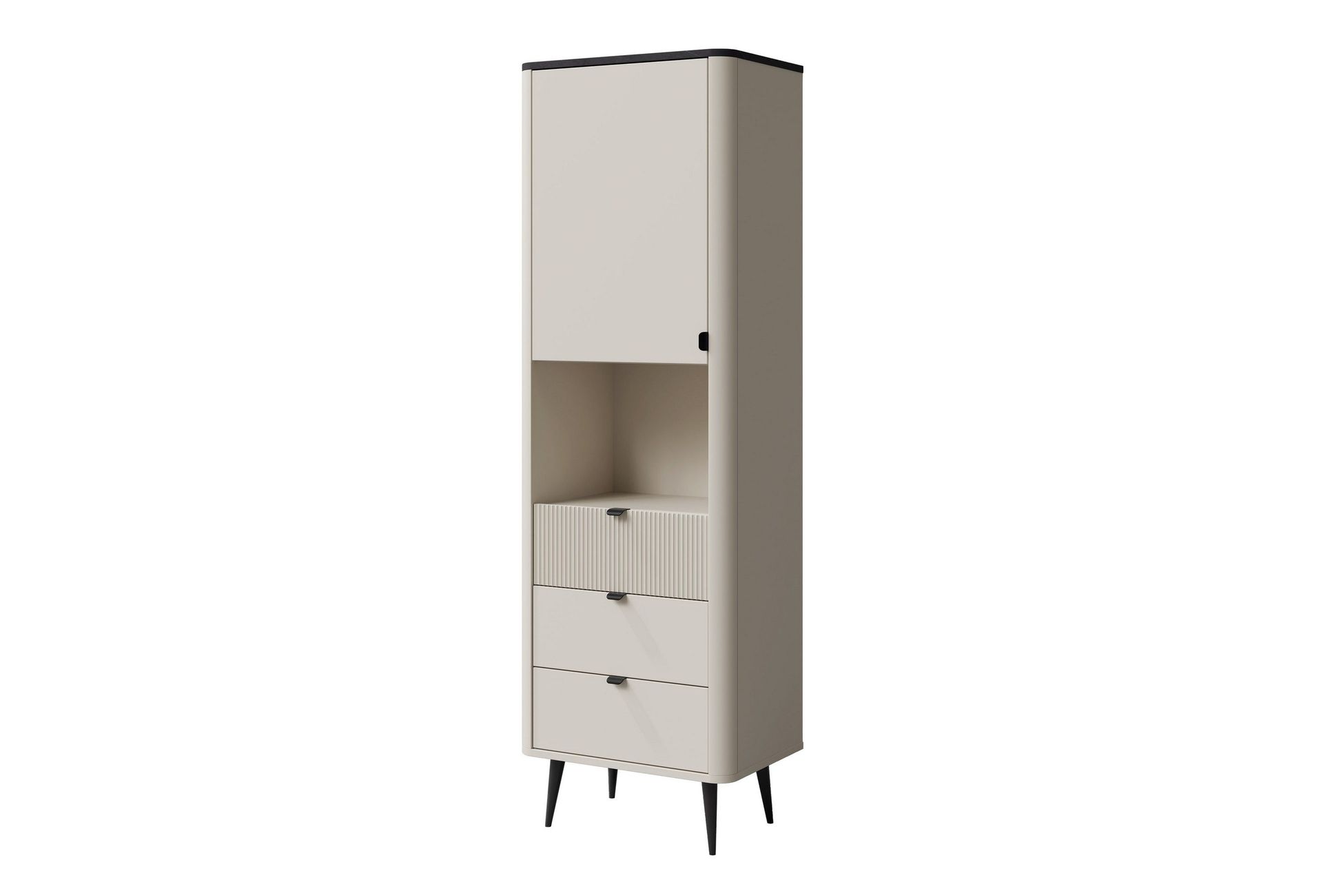 Cucina Highboard - Beige/Gr&aring;