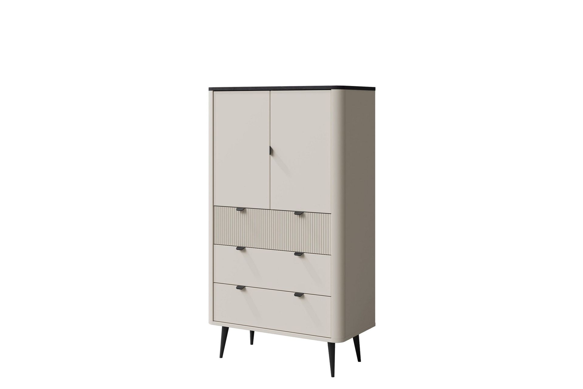 Cucina Highboard - Beige/Gr&aring;