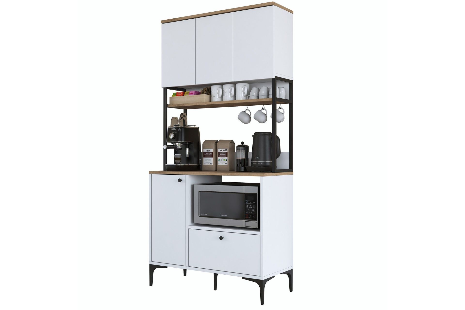 Eligius H&ouml;gsk&aring;p - Vit/Valn&ouml;t