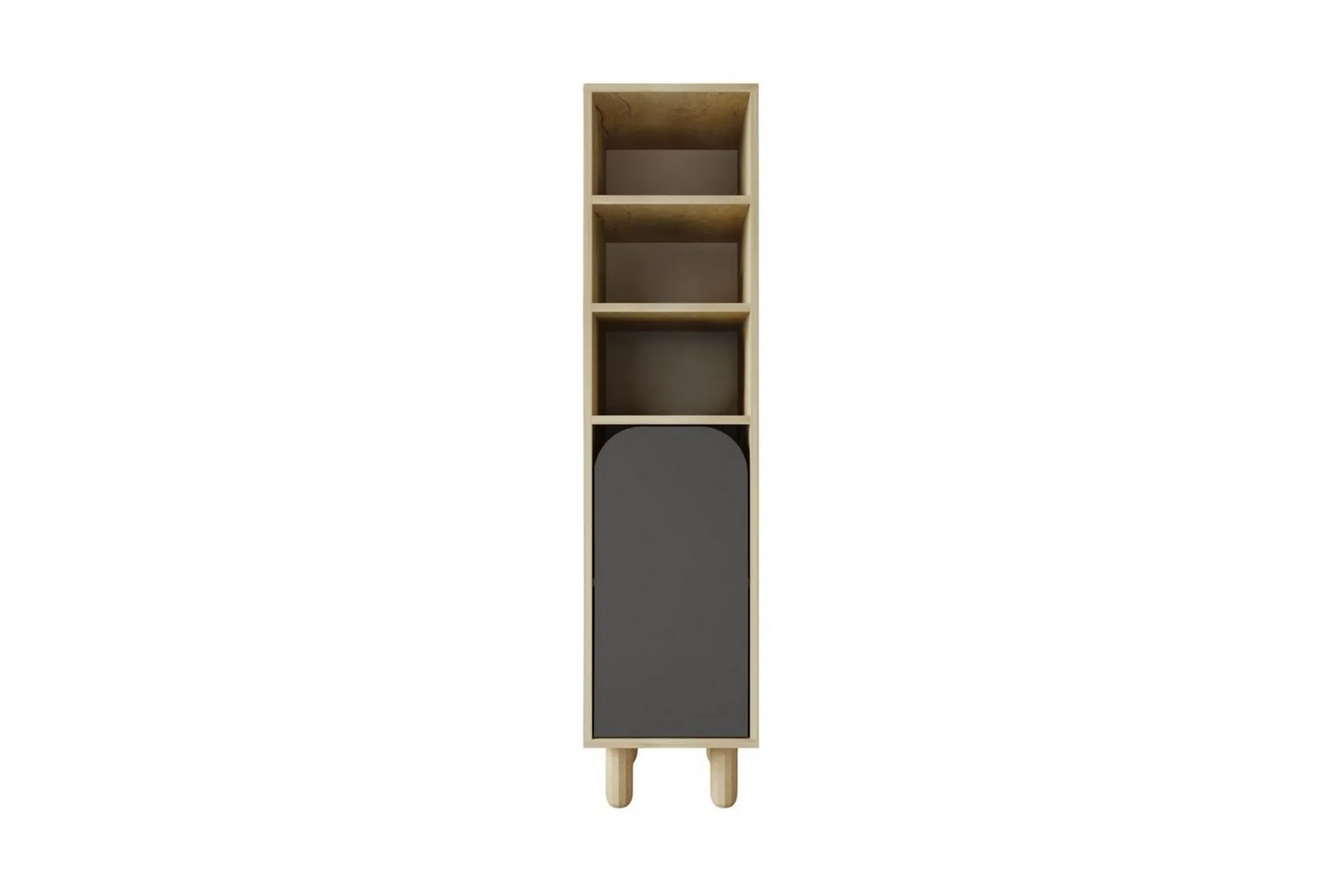 estra highboard - brun/antracit