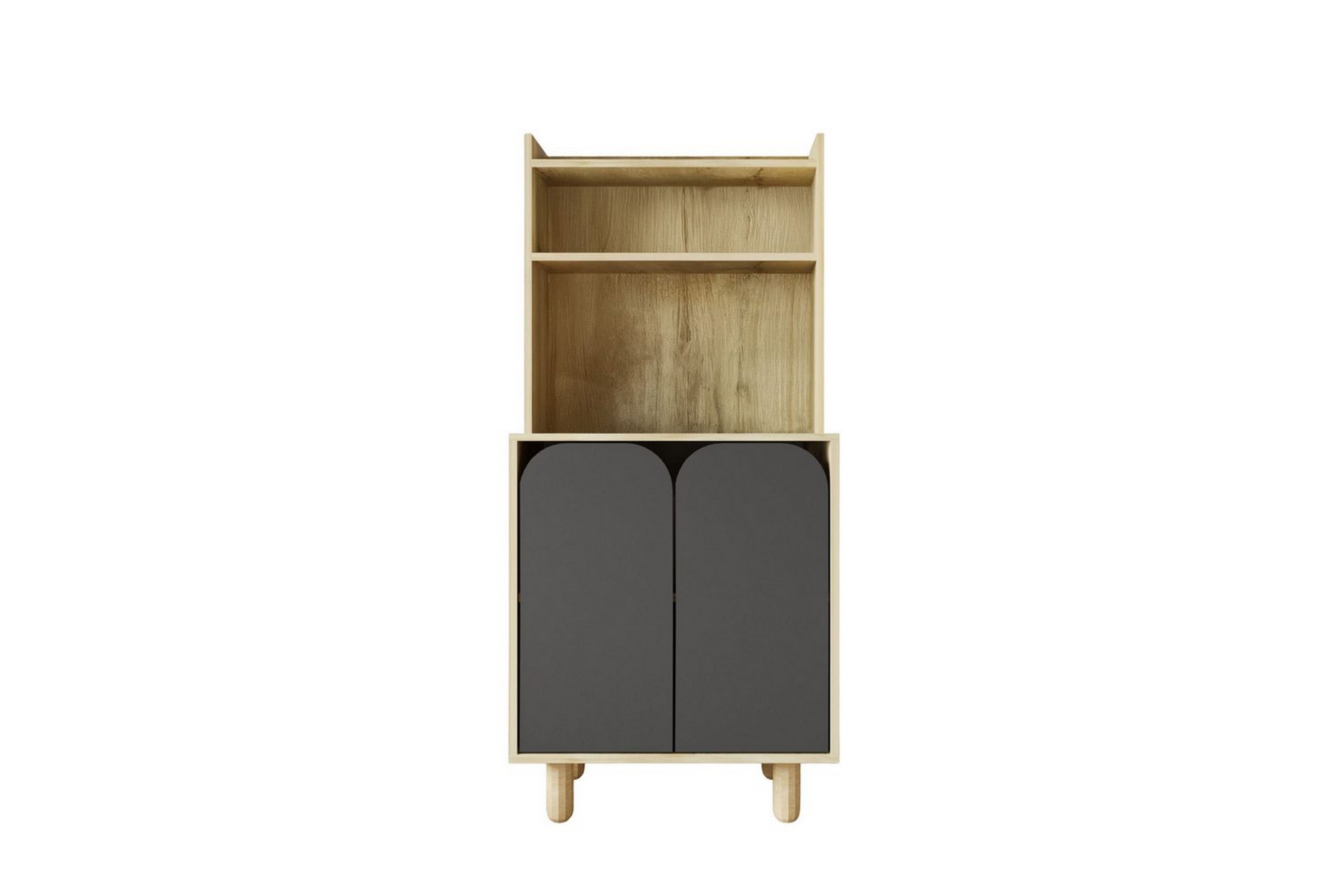 estra highboard - brun/antracit