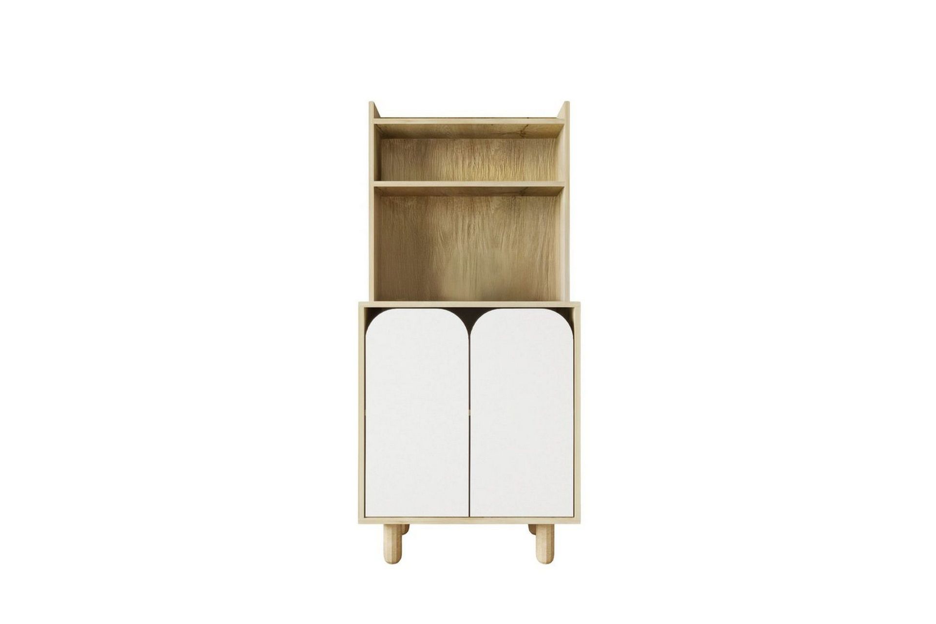 Estra Highboard - Brun/Vit