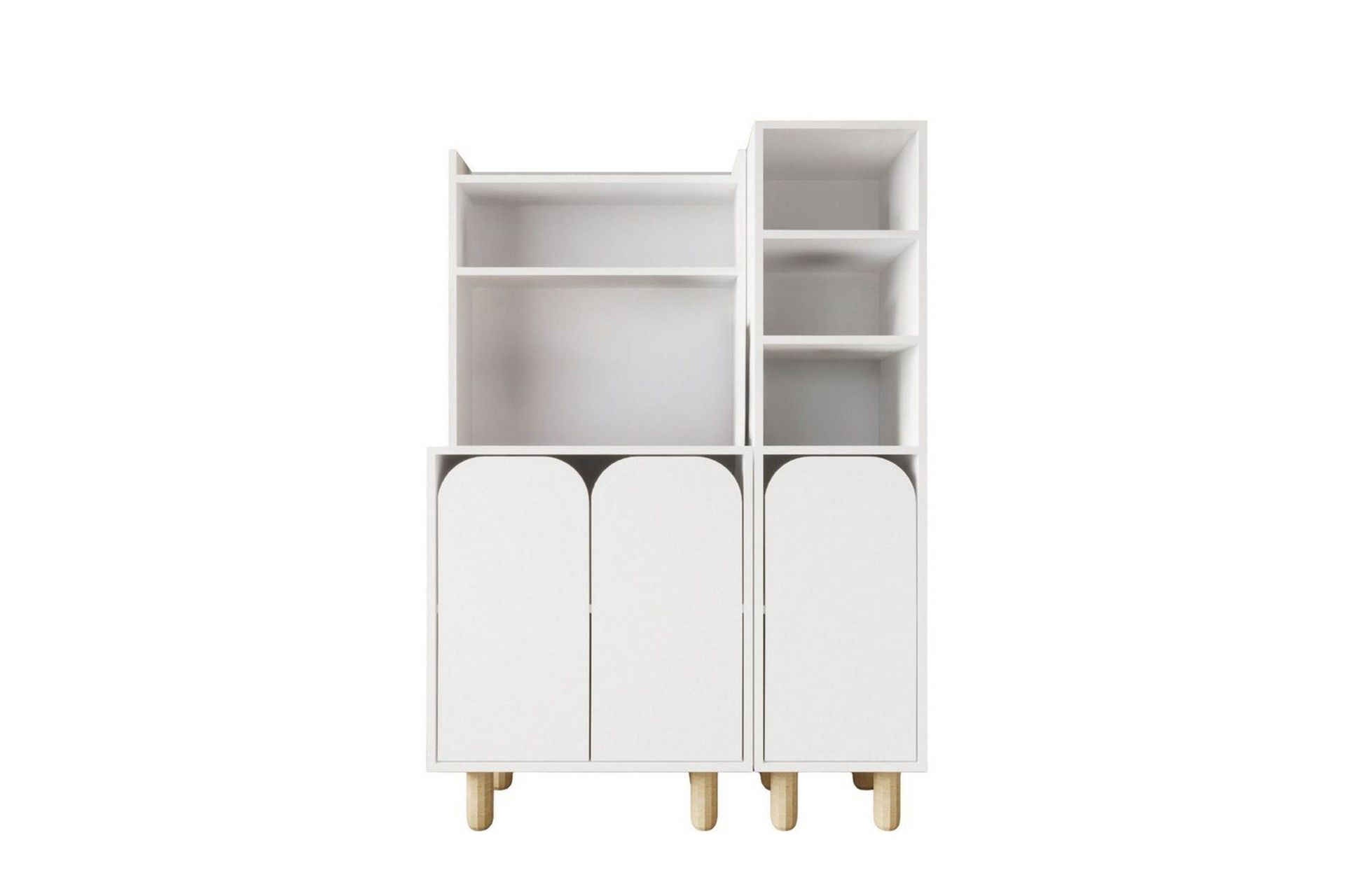 Estra Highboard - Vit