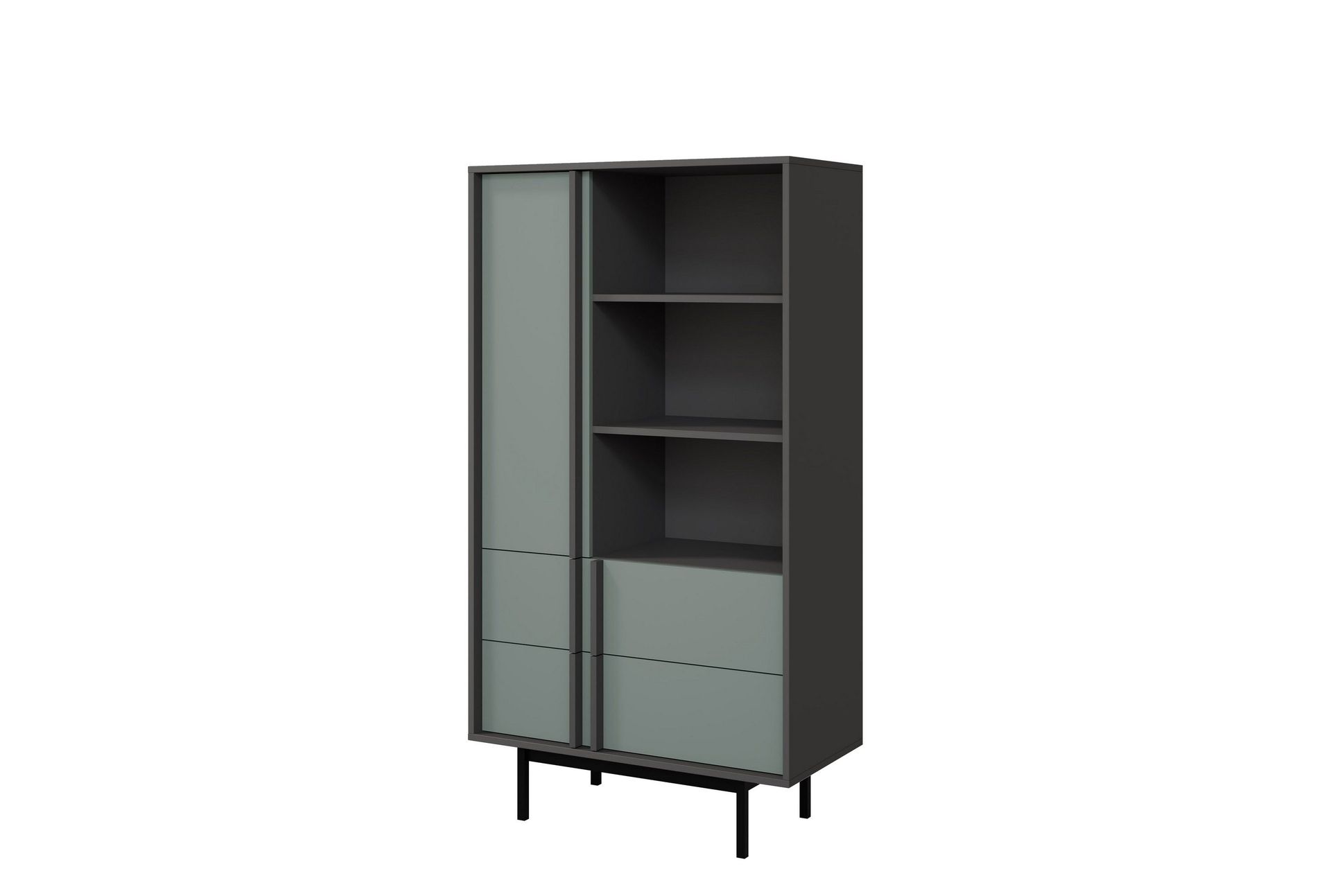 Farshian Highboard - Beige/Brun