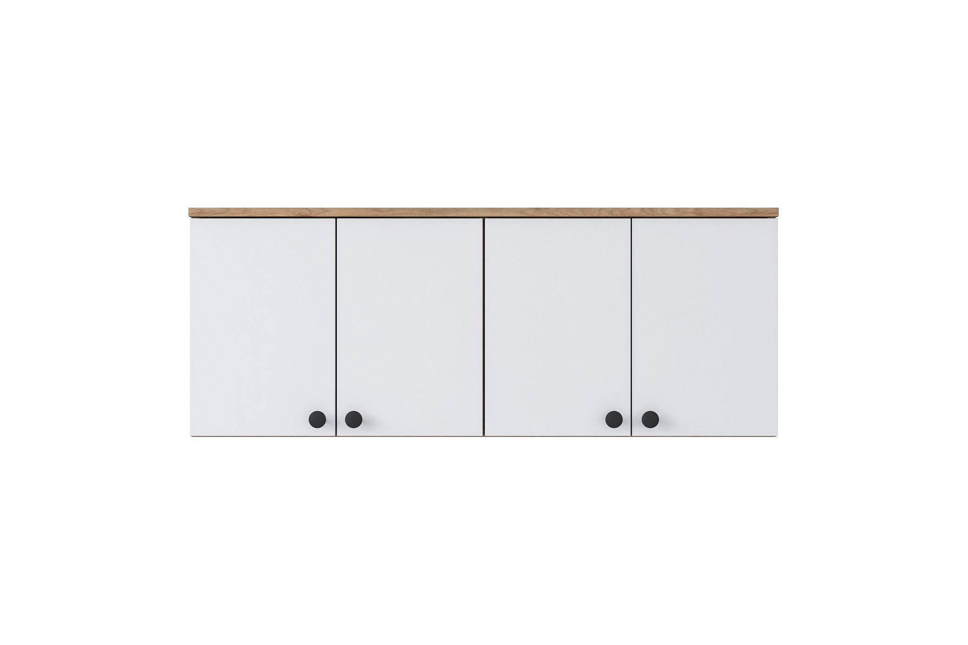 frostine överskåp - valnöt/vit