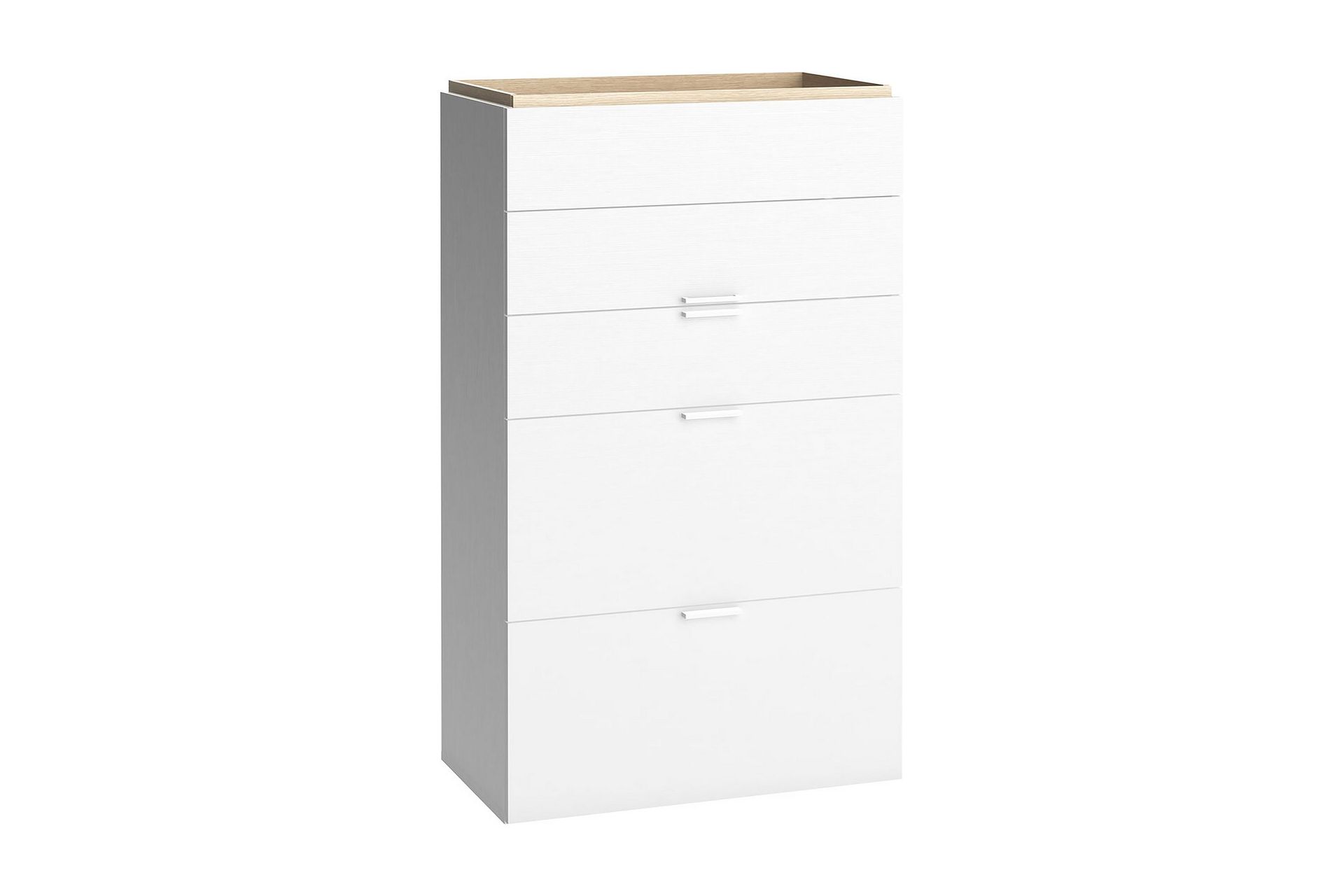 4you skåp vit/trä/natur - vox