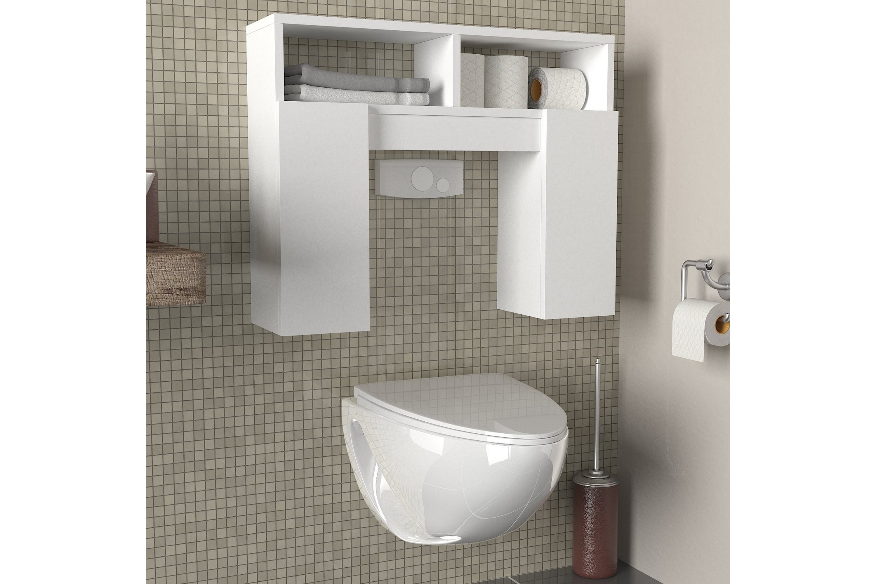 badrumsskåp doerhoff 76 cm - vit