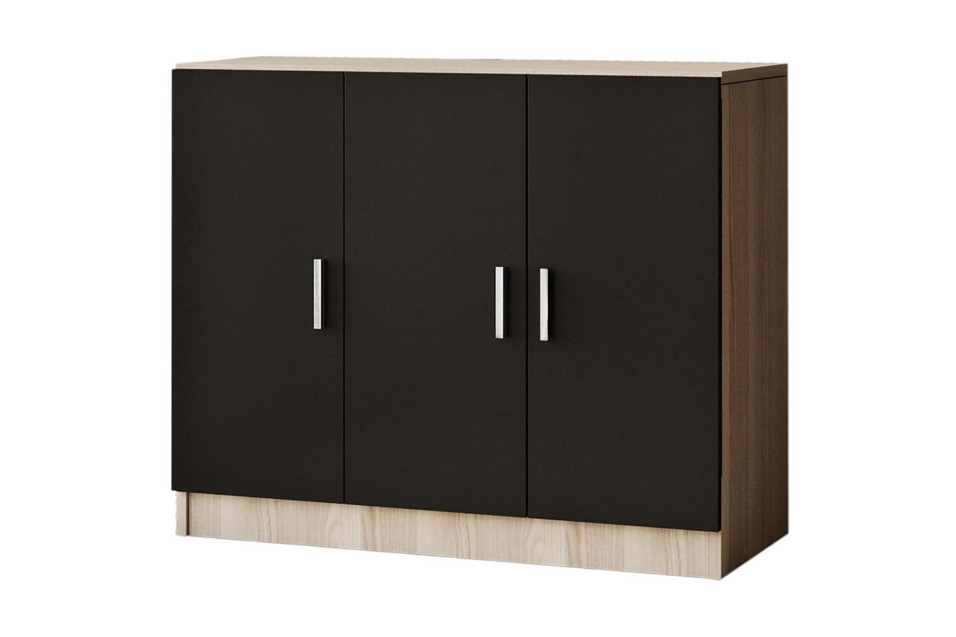 barrock highboard 38x89 cm - natur/svart