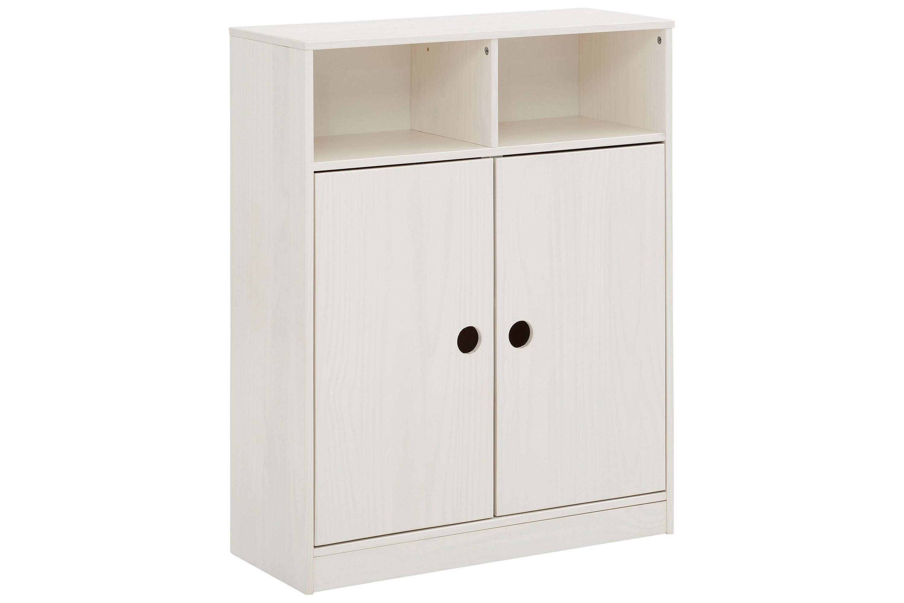 byrå m. överskåp junapie - vit