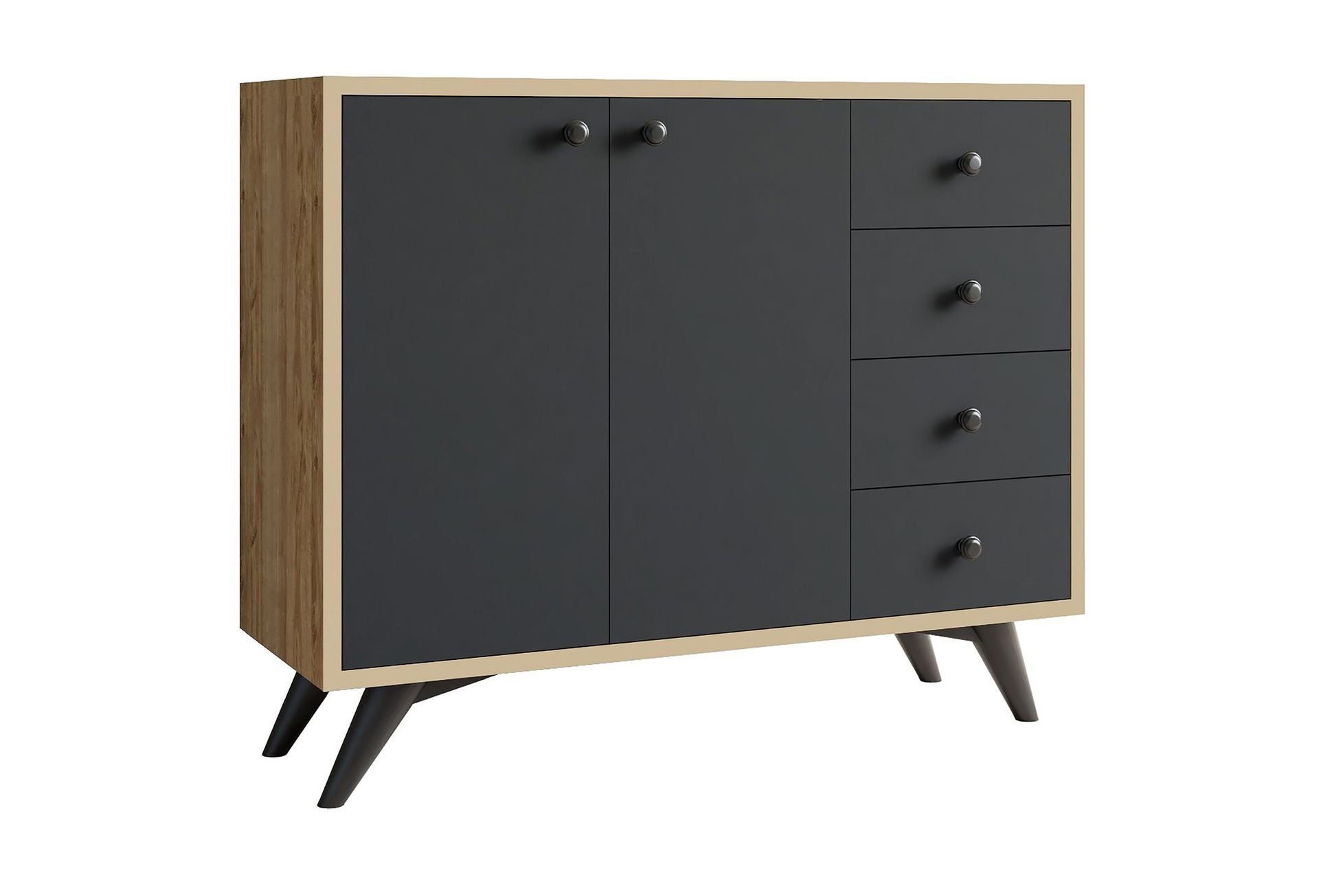 Desgrar F&ouml;rvaringssk&aring;p 100x82 cm - Brun