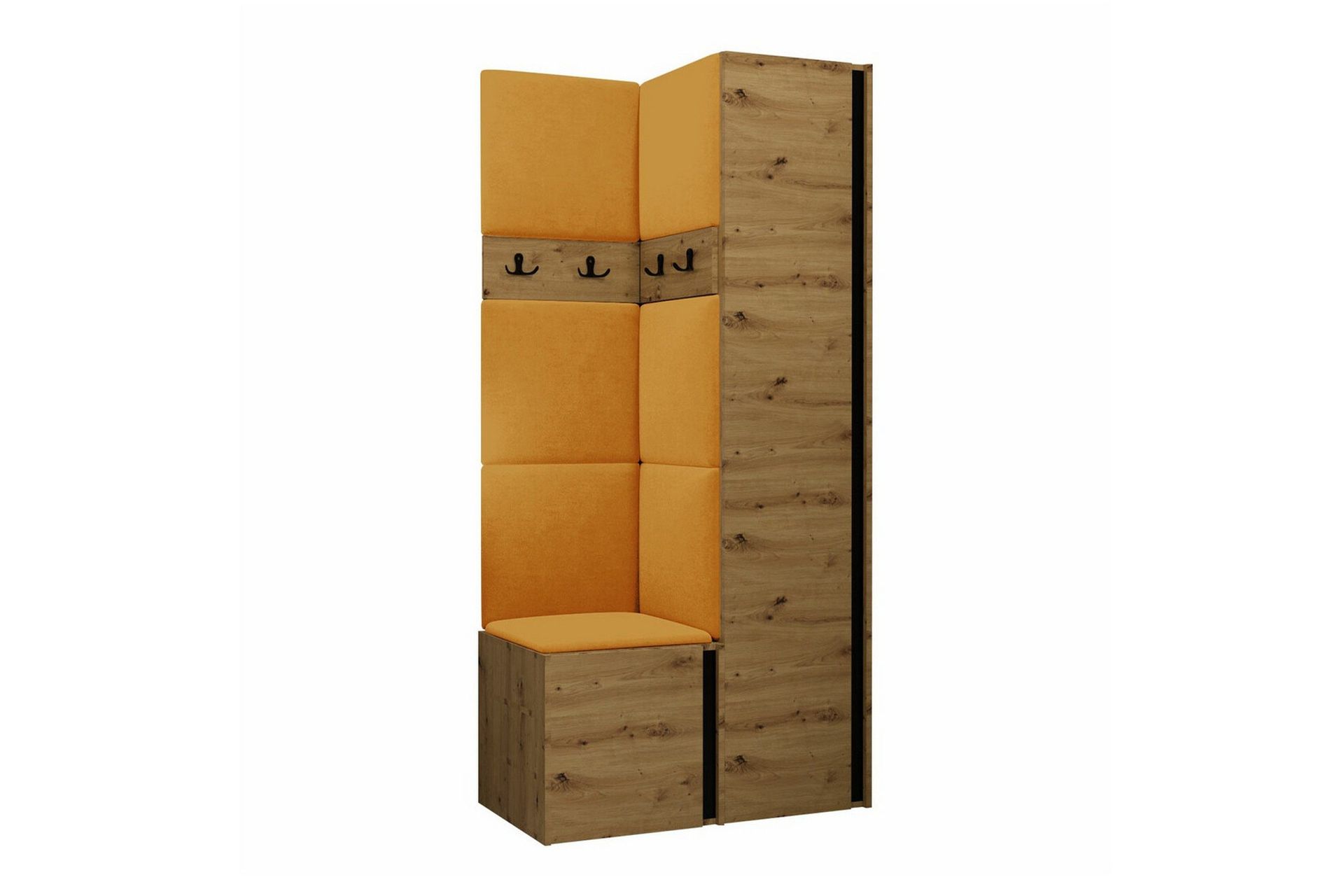 Dunvegan Highboard Brown/Yellow -