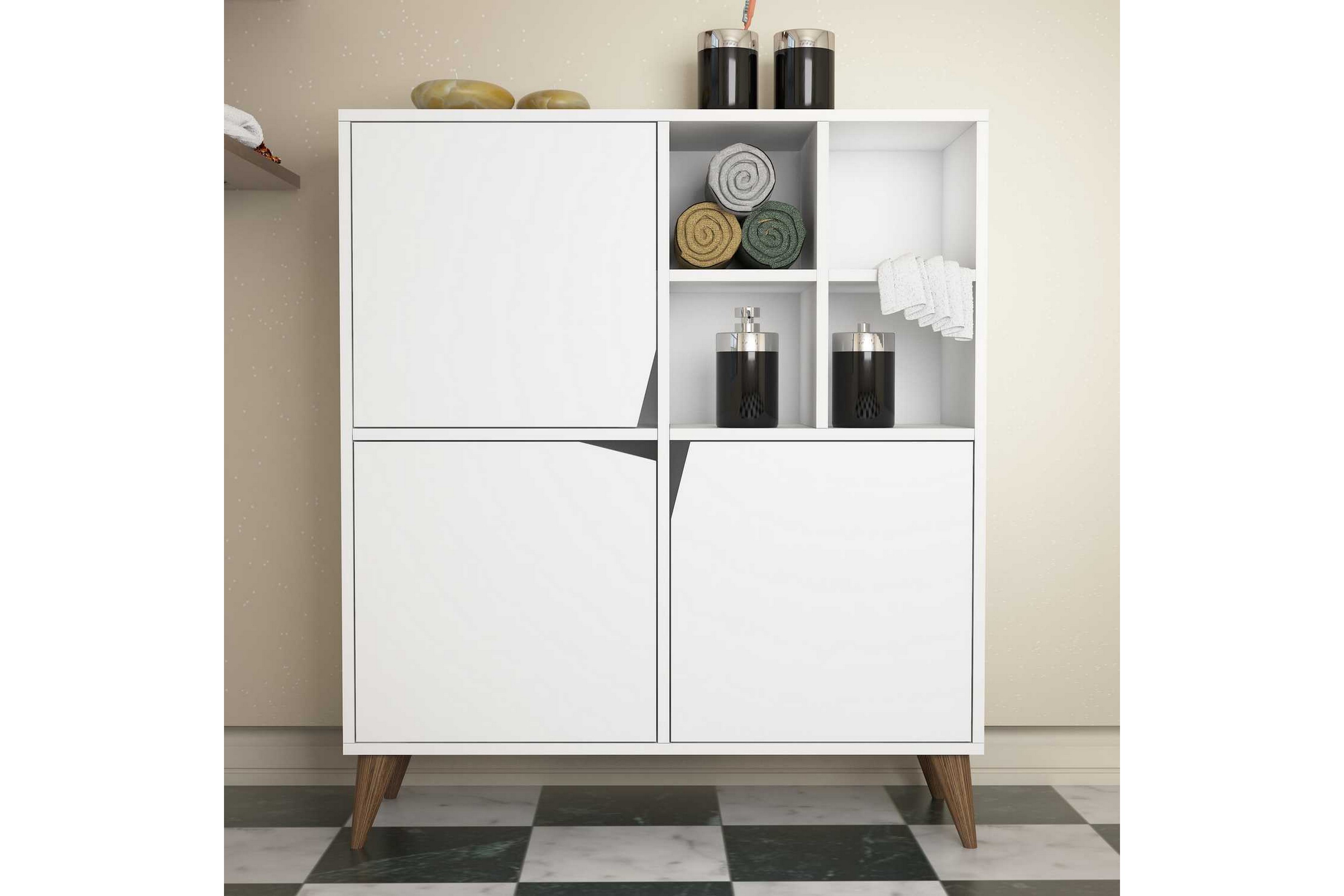 förvaringsskåp amtorp 100 cm - vitvit