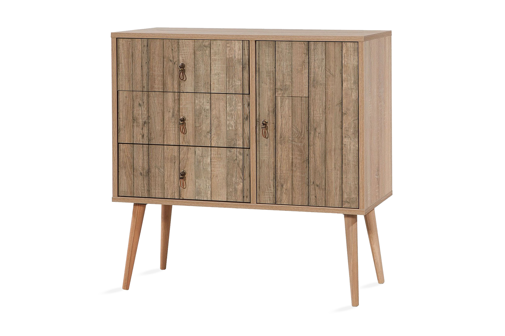 Förvaringsskåp Dirk Panel Ljusbrun