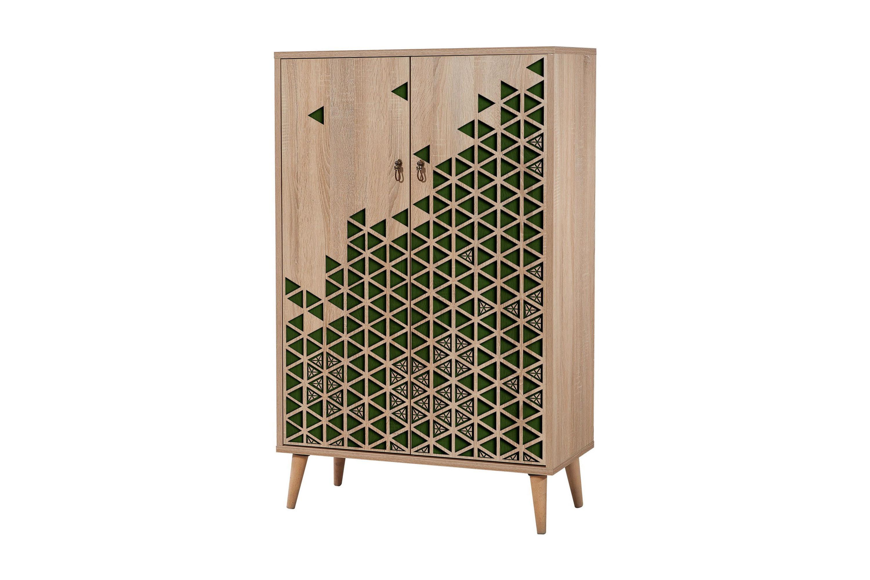 förvaringsskåp gillberga 80 cm - brun/grön