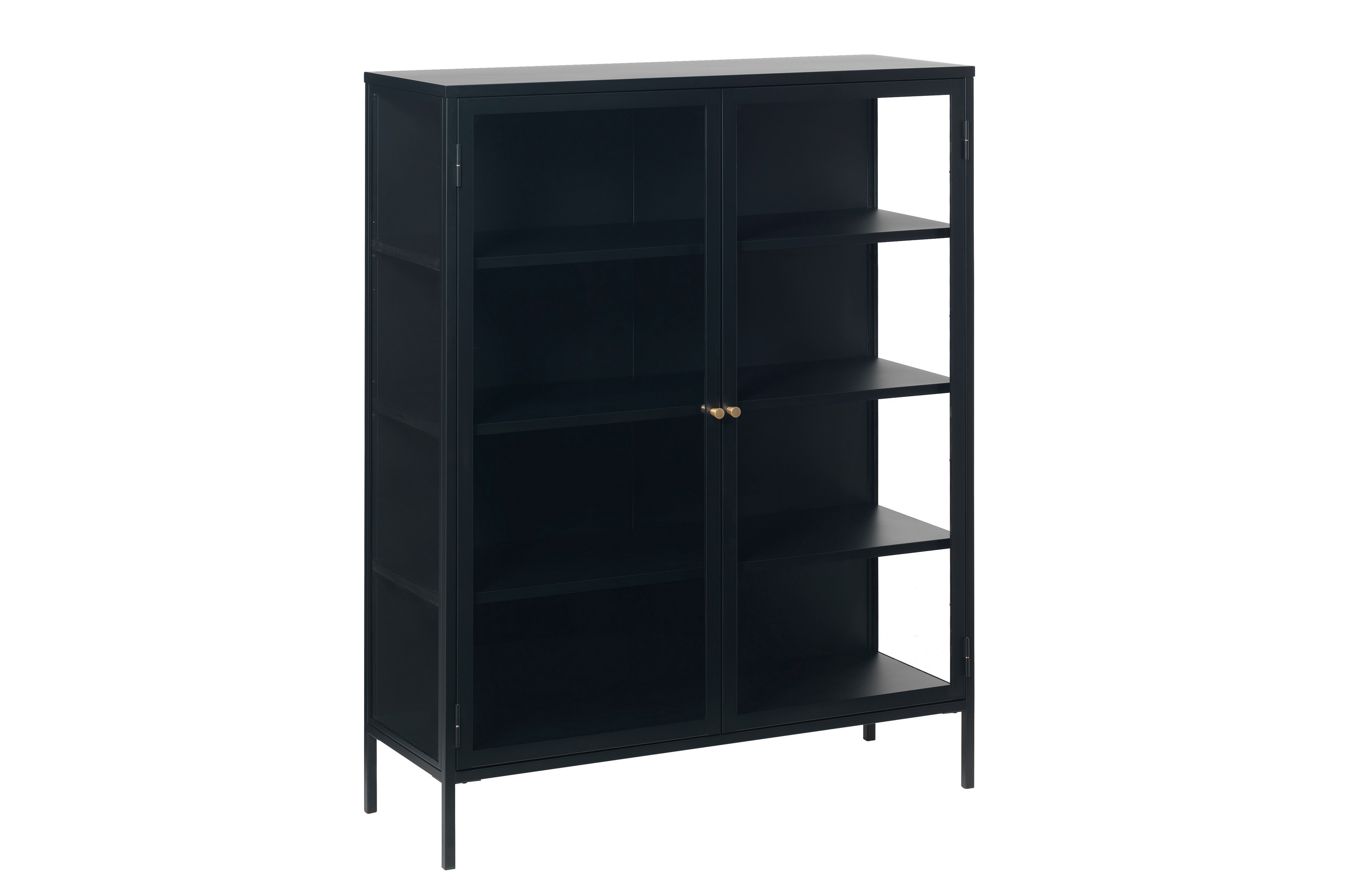 Highboard Birningham 110x140 cm Svart