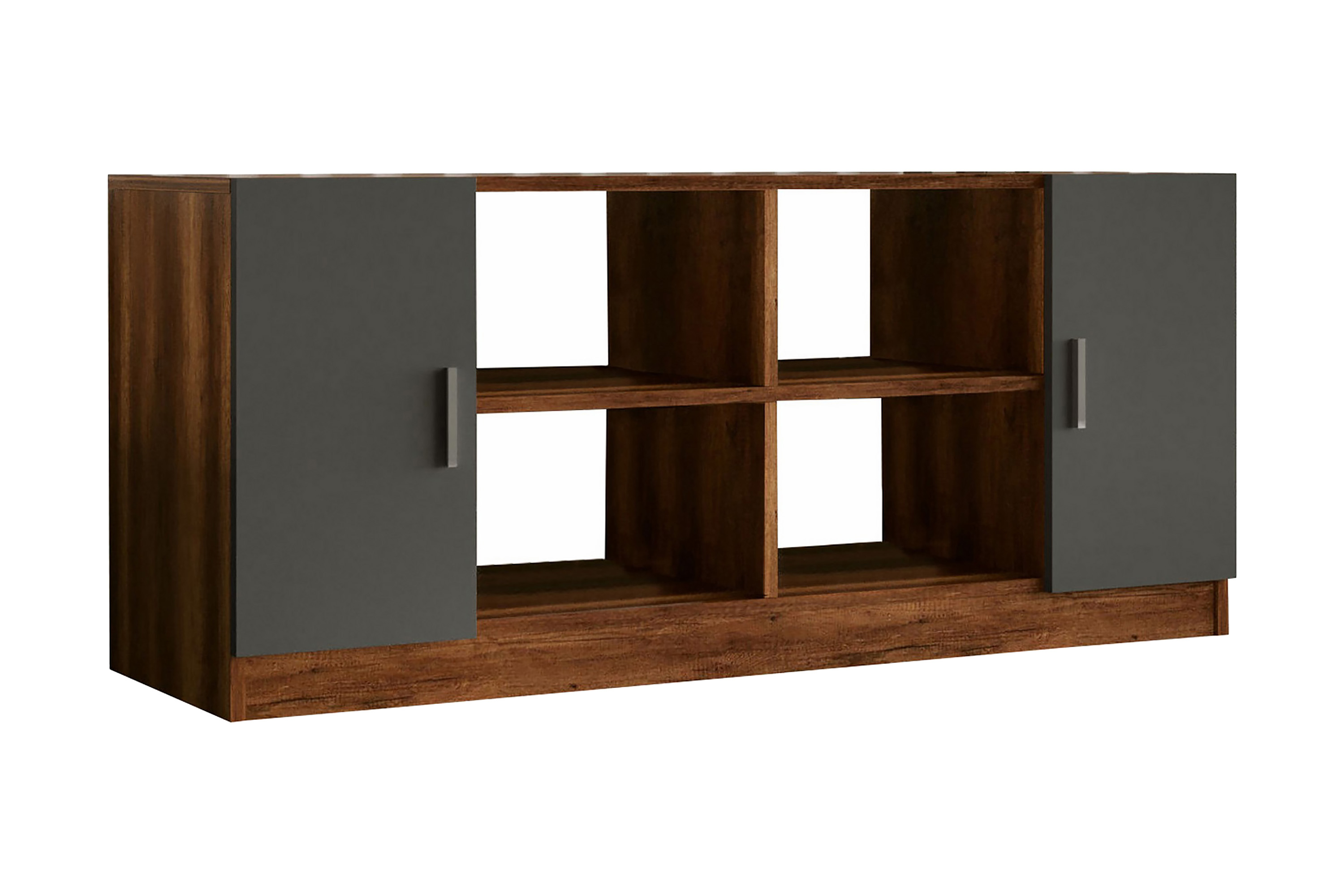 highboard tully 46x140 cm - teak/antracit