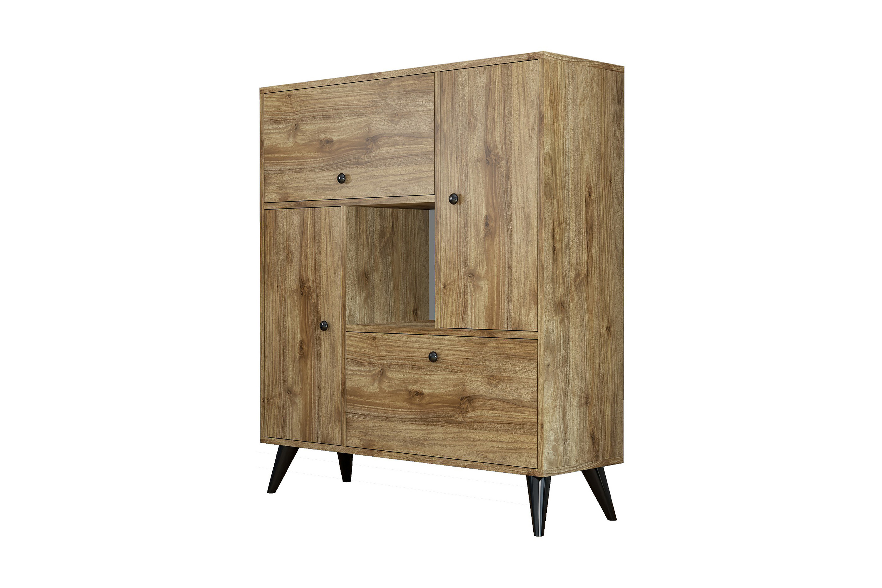 Highboard Zevenhoven 35x105 cm Valnöt