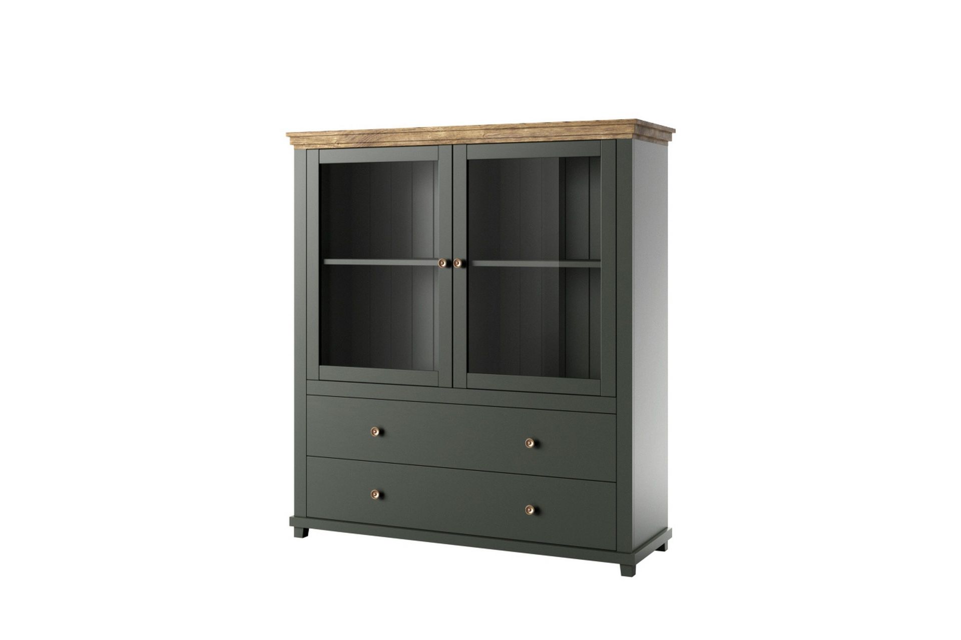 Ivreri Highboard 42x126 cm - Khaki/Natur