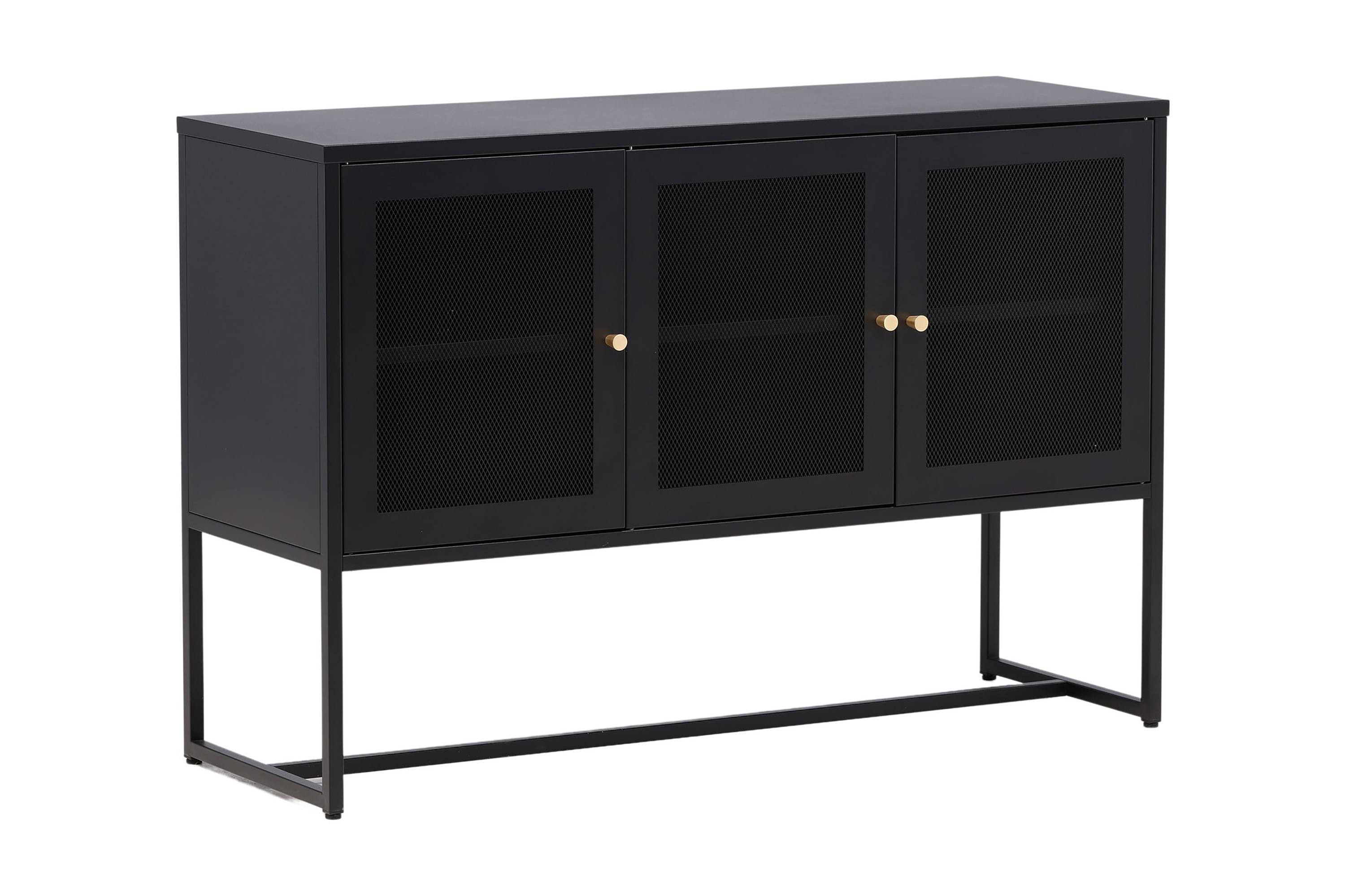 Malla Skåpsbyrå120x40x80 cm Svart