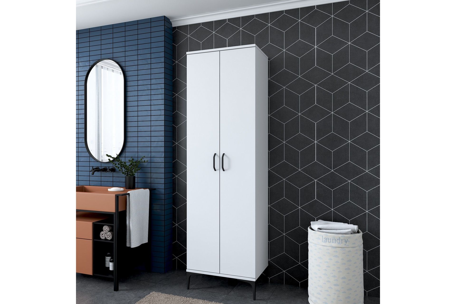 Manorma Highboard - Vit