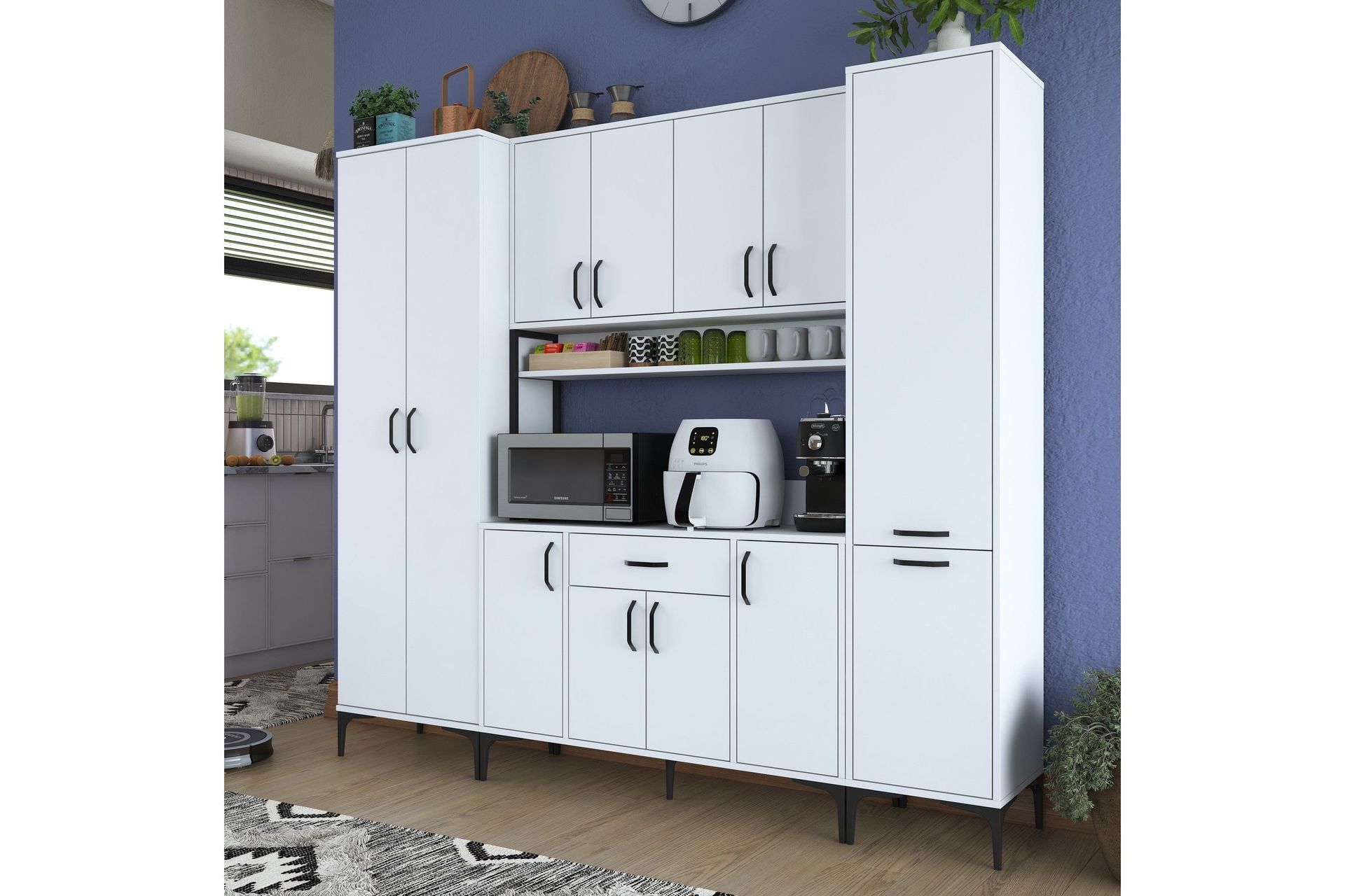 Manorma Highboard - Vit