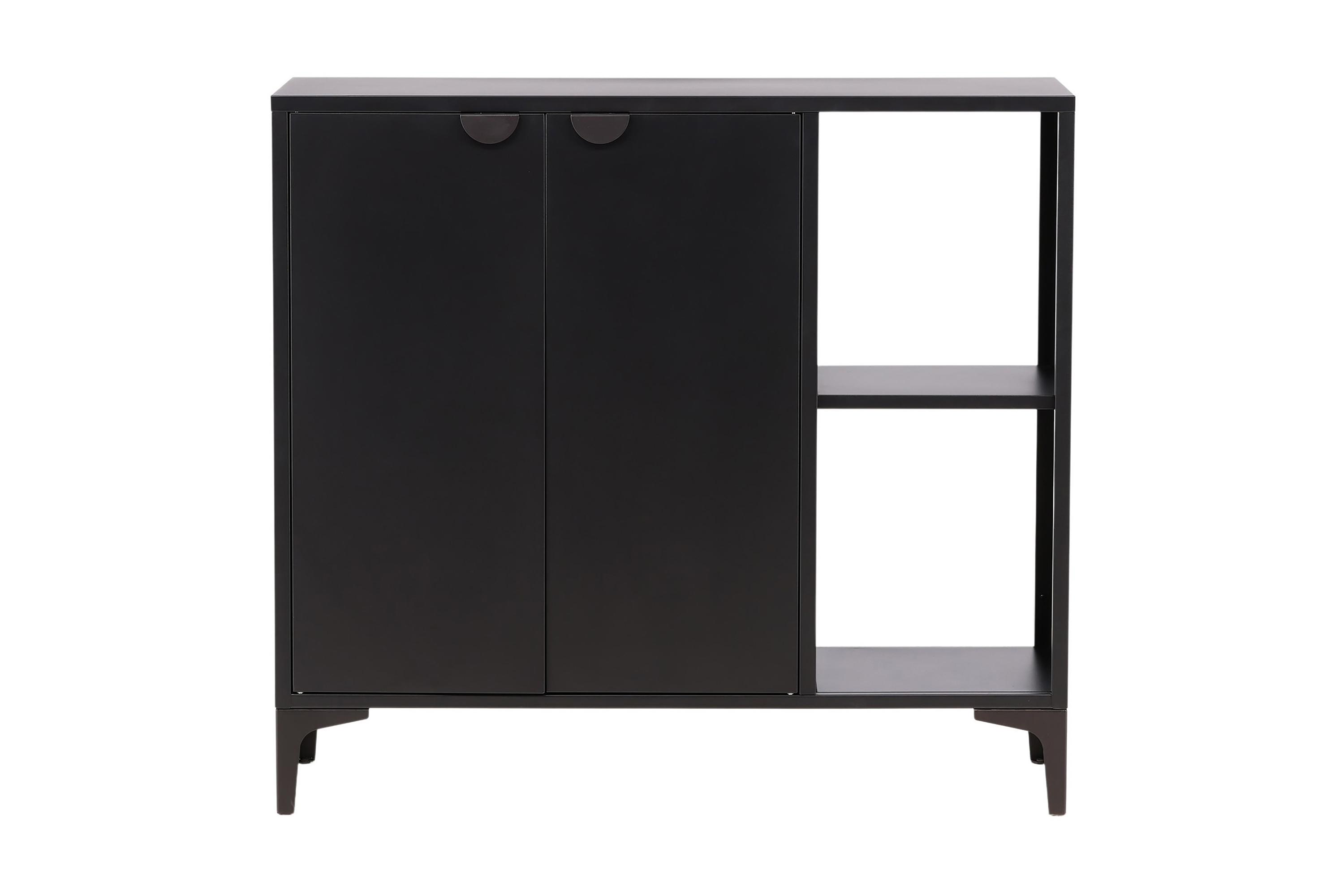 Piring Skåpsbyrå110x42x100 cm Svart