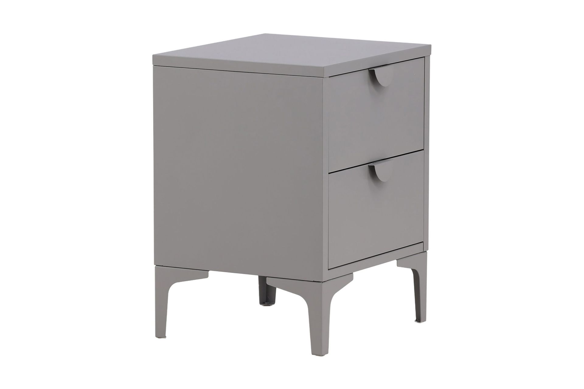 Piring Sk&aring;psbyr&aring; med tv&aring; l&aring;dor 45x40x52 cm - Ljusgr&aring;