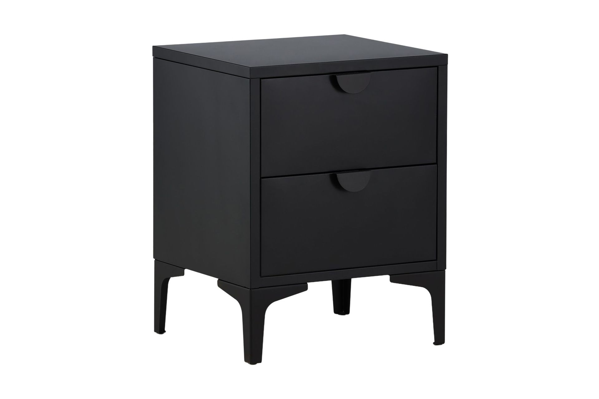 Piring Sk&aring;psbyr&aring; med tv&aring; l&aring;dor 45x40x52 cm - Svart