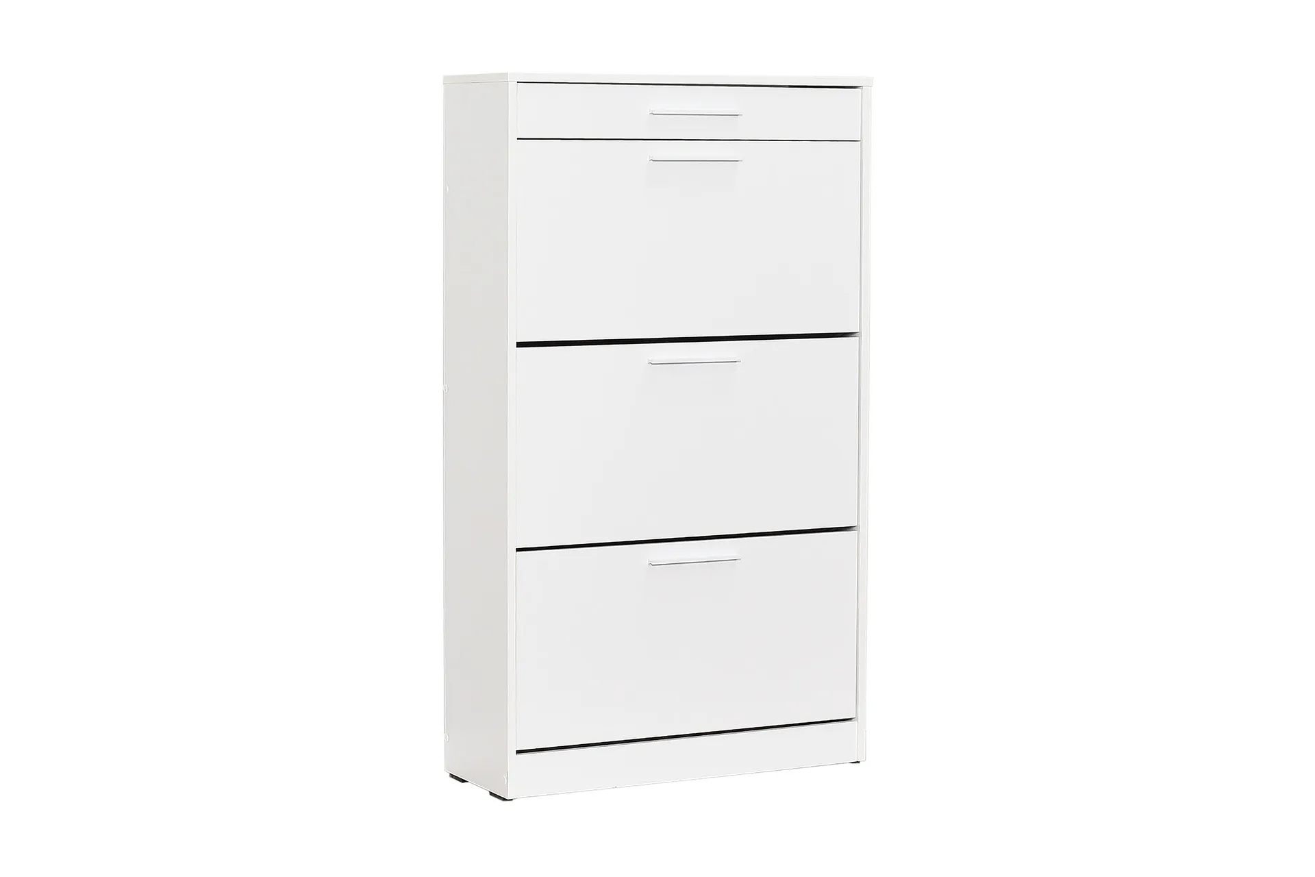 skoskåp 75x128 cm - vit