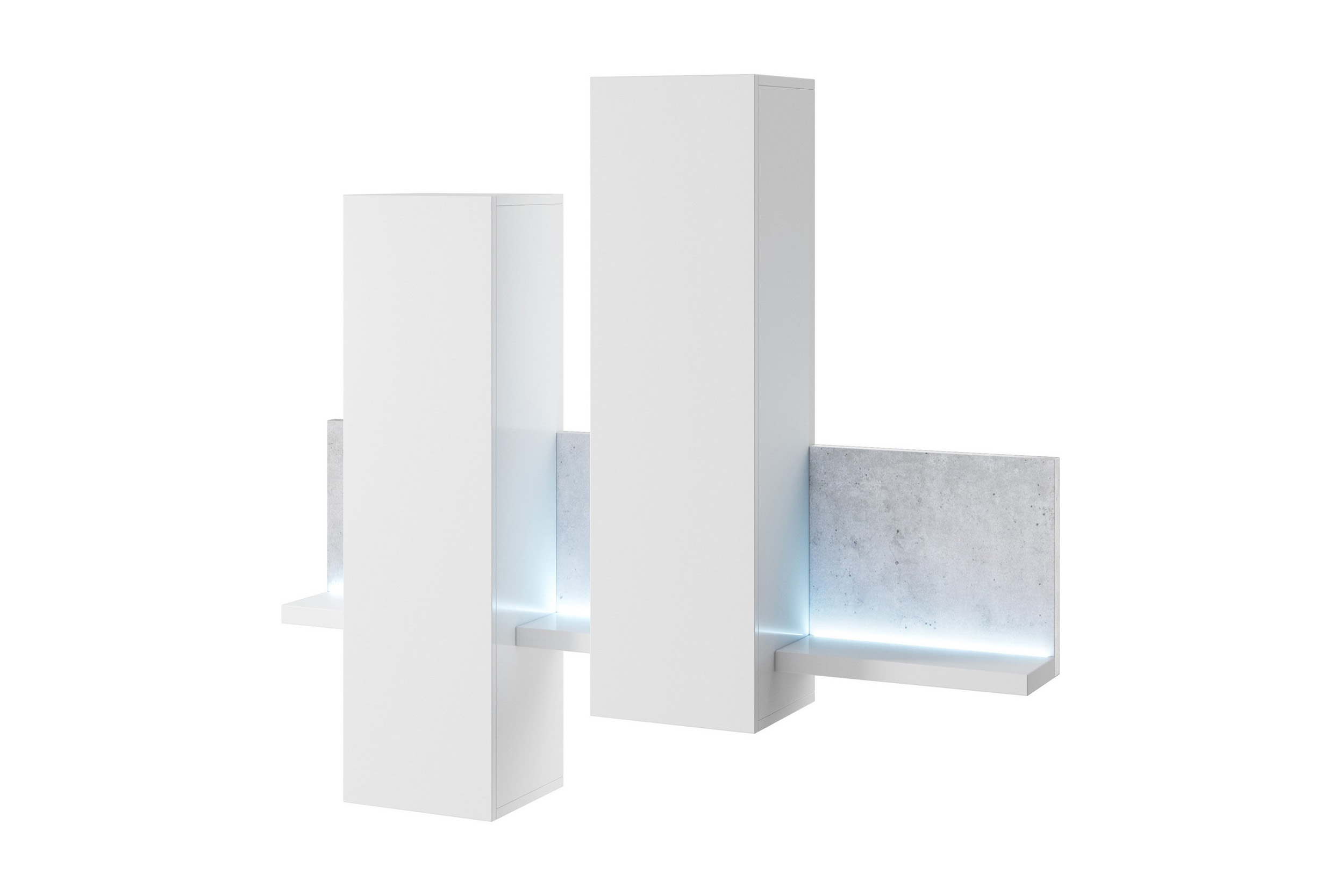 skåp albarado - vitträ