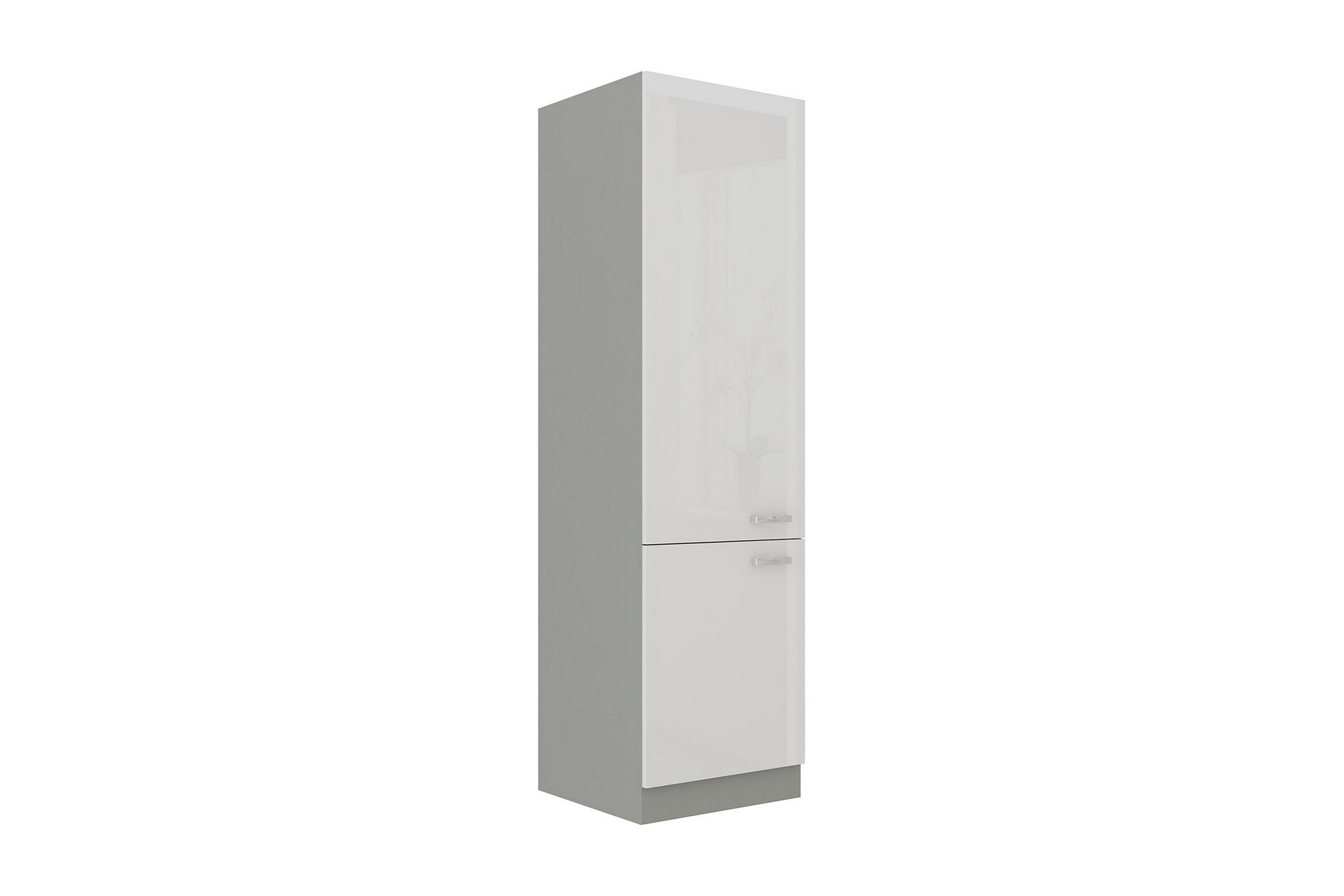 Skåp med dörrar Bianco 60x57x210 cm Vit