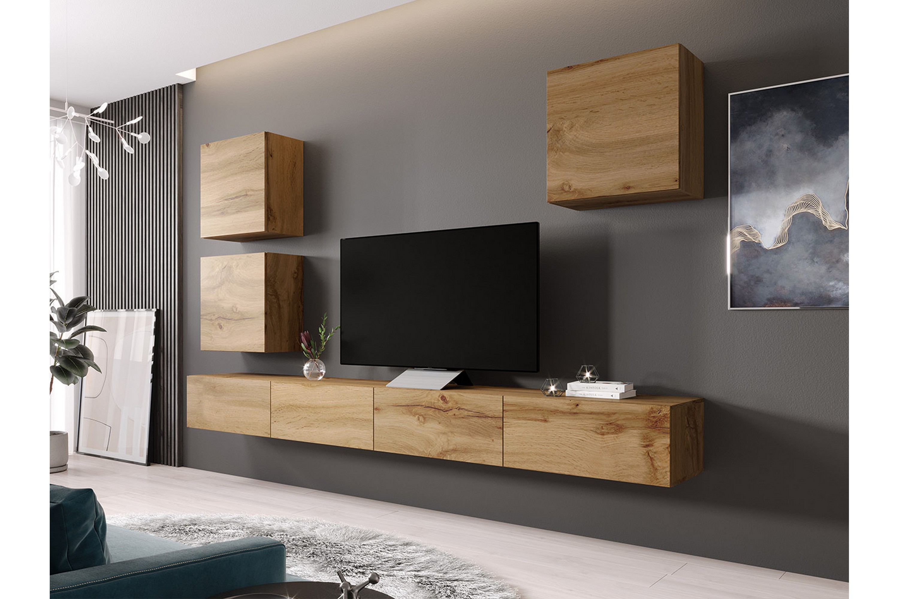 väggenhet wishon - trä/natur