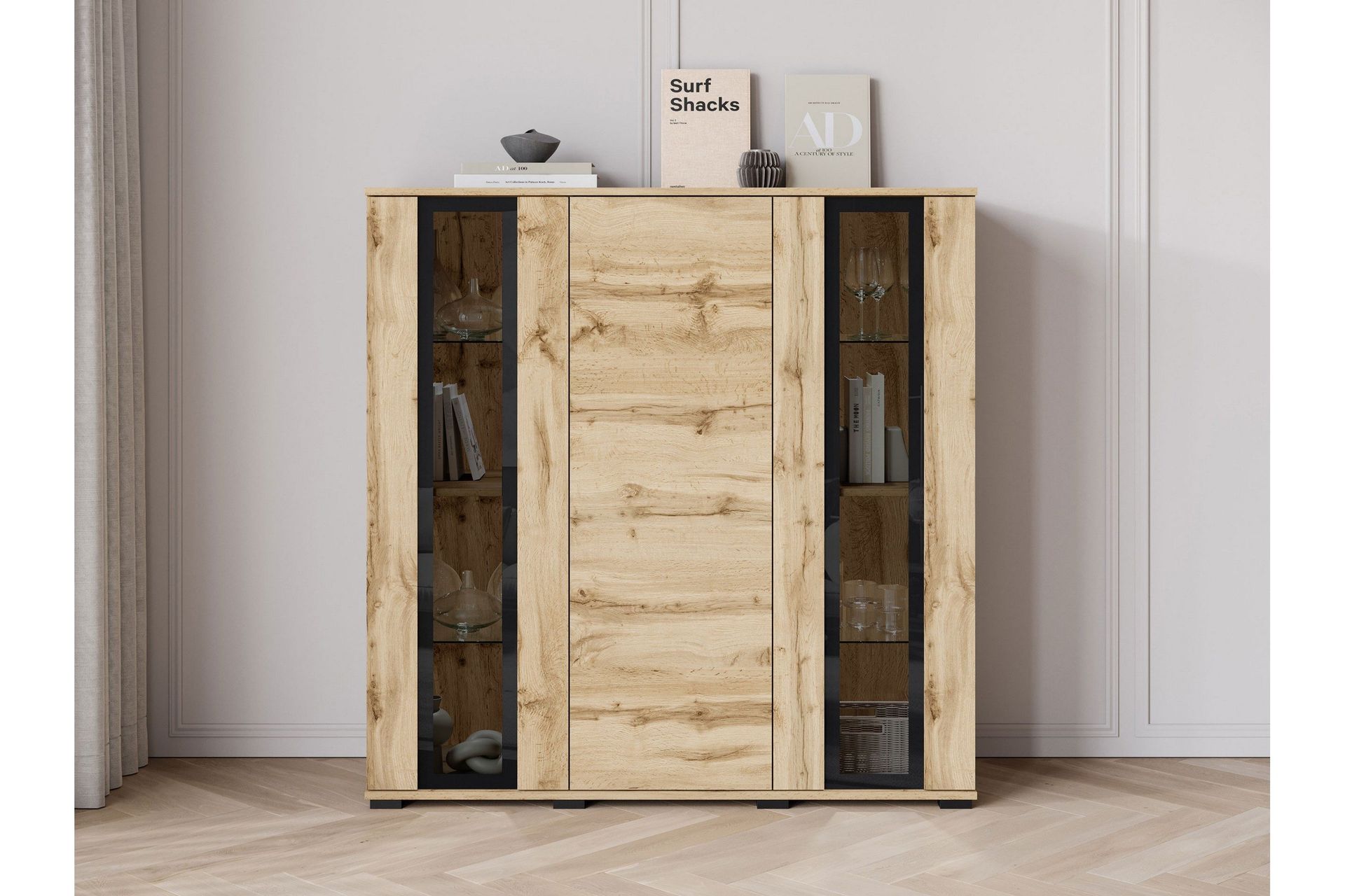 Gamal Highboard - Bl&aring;