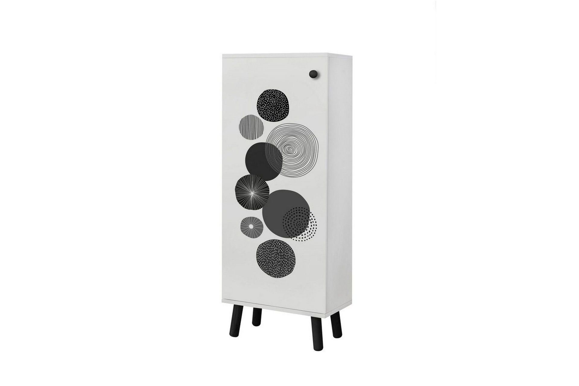 Gelsgan Skosk&aring;p 50 cm - Vit/Svart