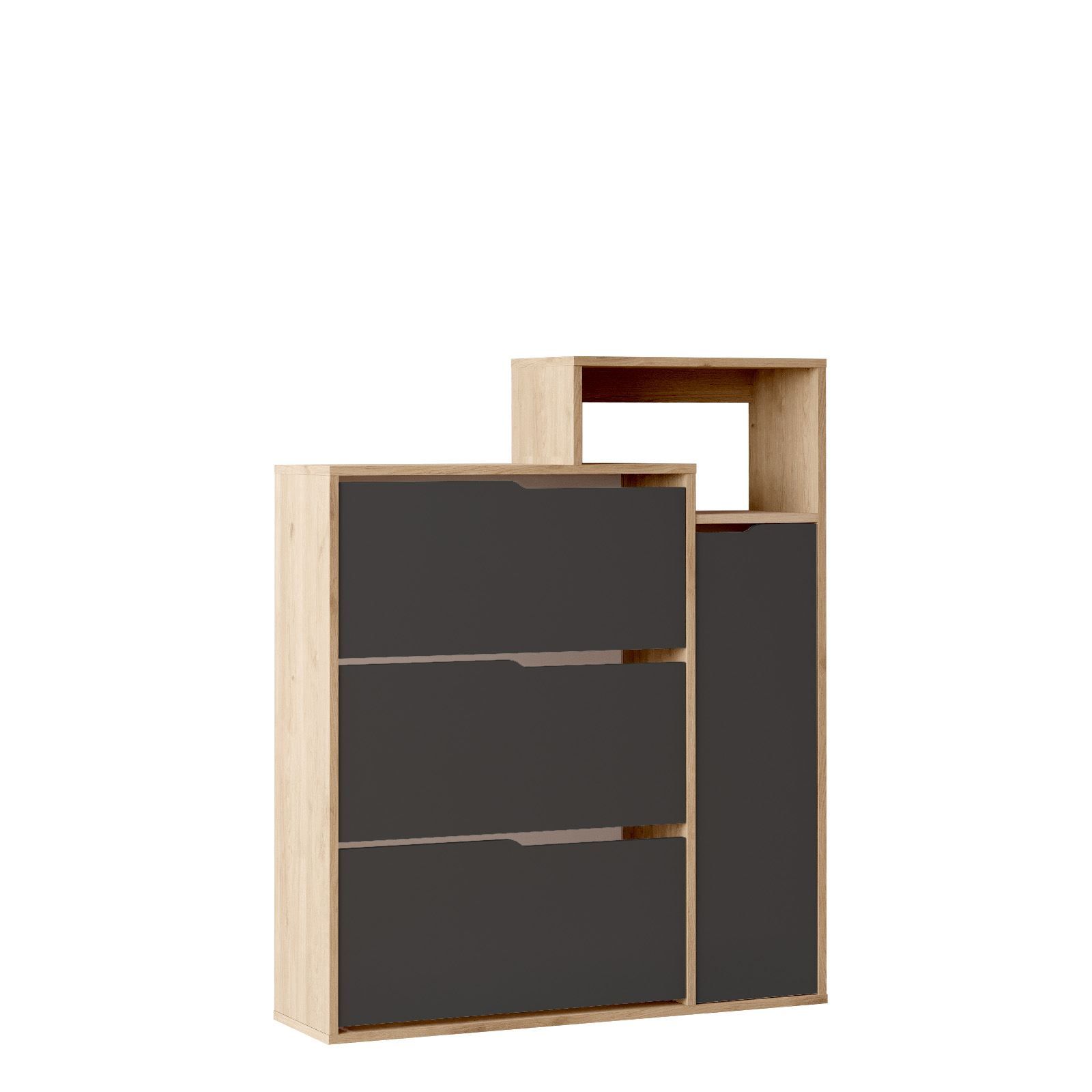 Ivano Skosk&aring;p 108 cm - Ek och antracit