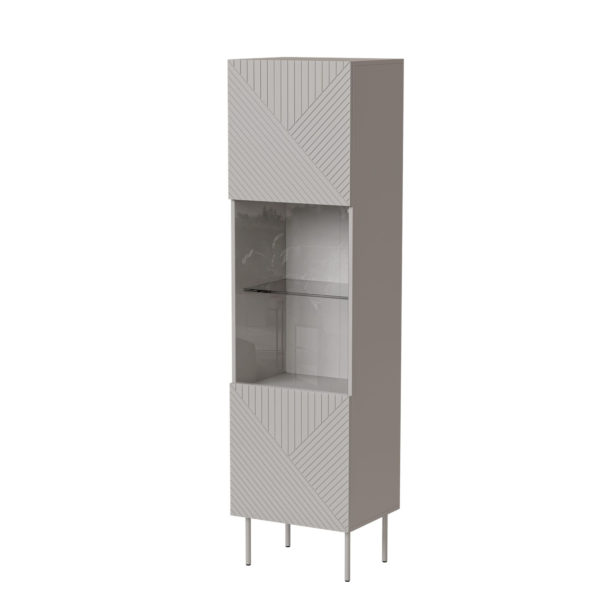 Norrs Vitrinsk&aring;p 51 cm - beige