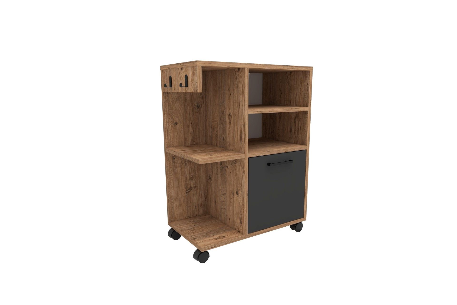 rebus skåpsbyrå - ljus brun/trä/antracit