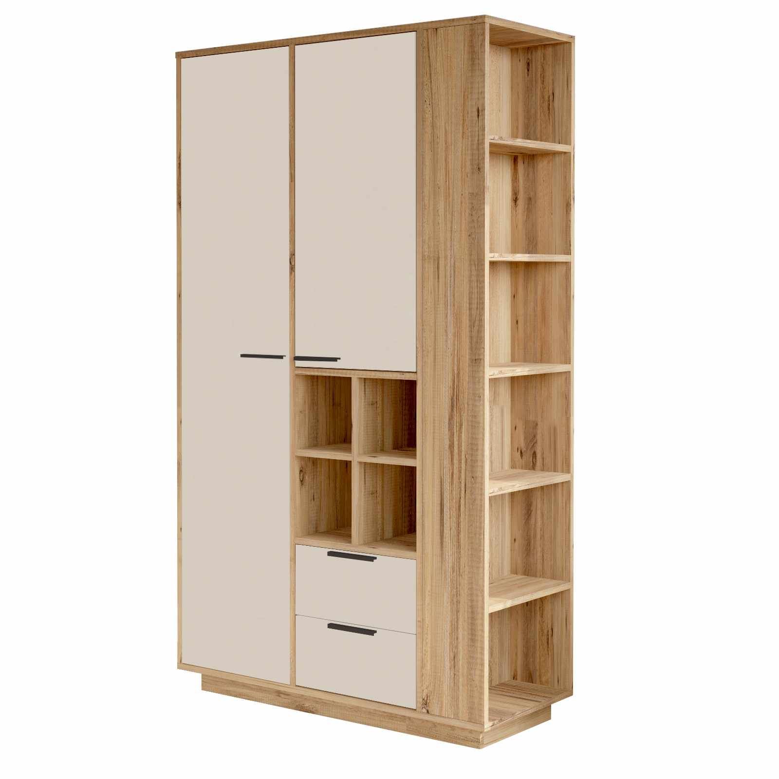 Sarnor Multifunktionsskåp 110x190x45 cm - Atlantic Pine