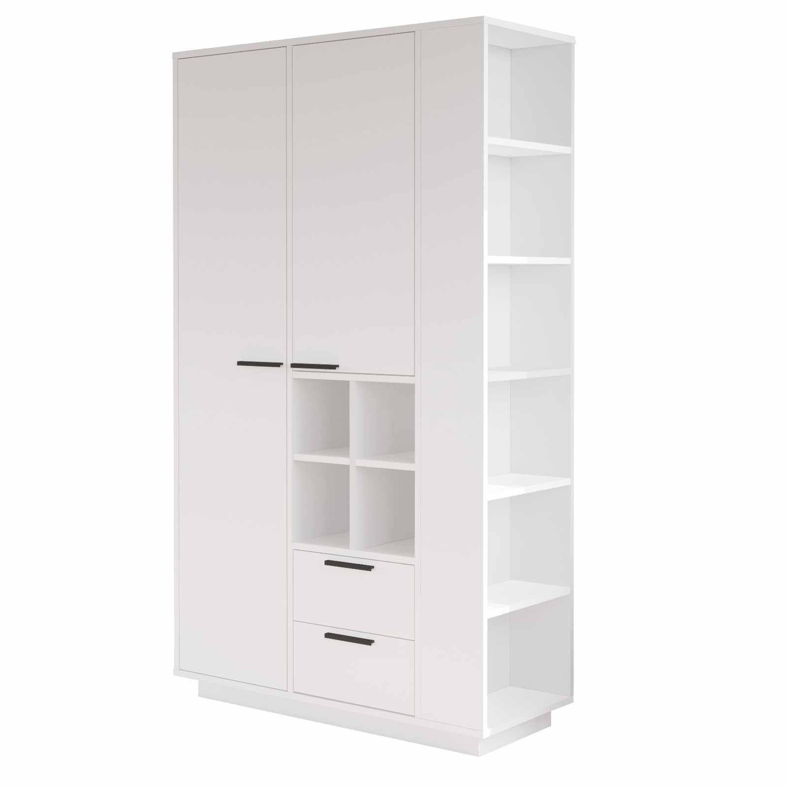 Sarnor Multifunktionsskåp 110x190x45 cm - Vit