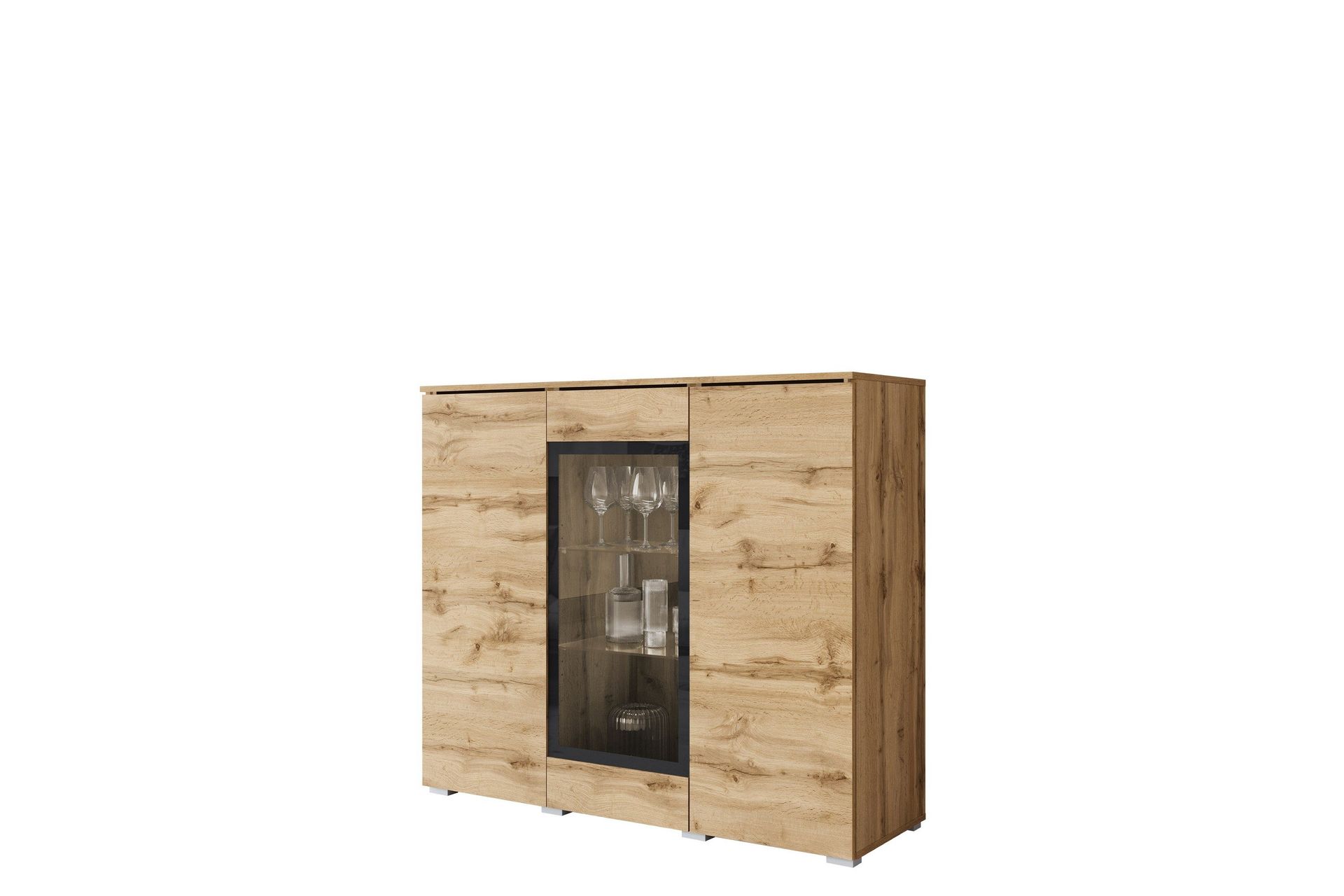 Sherie Vitrinsk&aring;p 120x104 cm - Brun