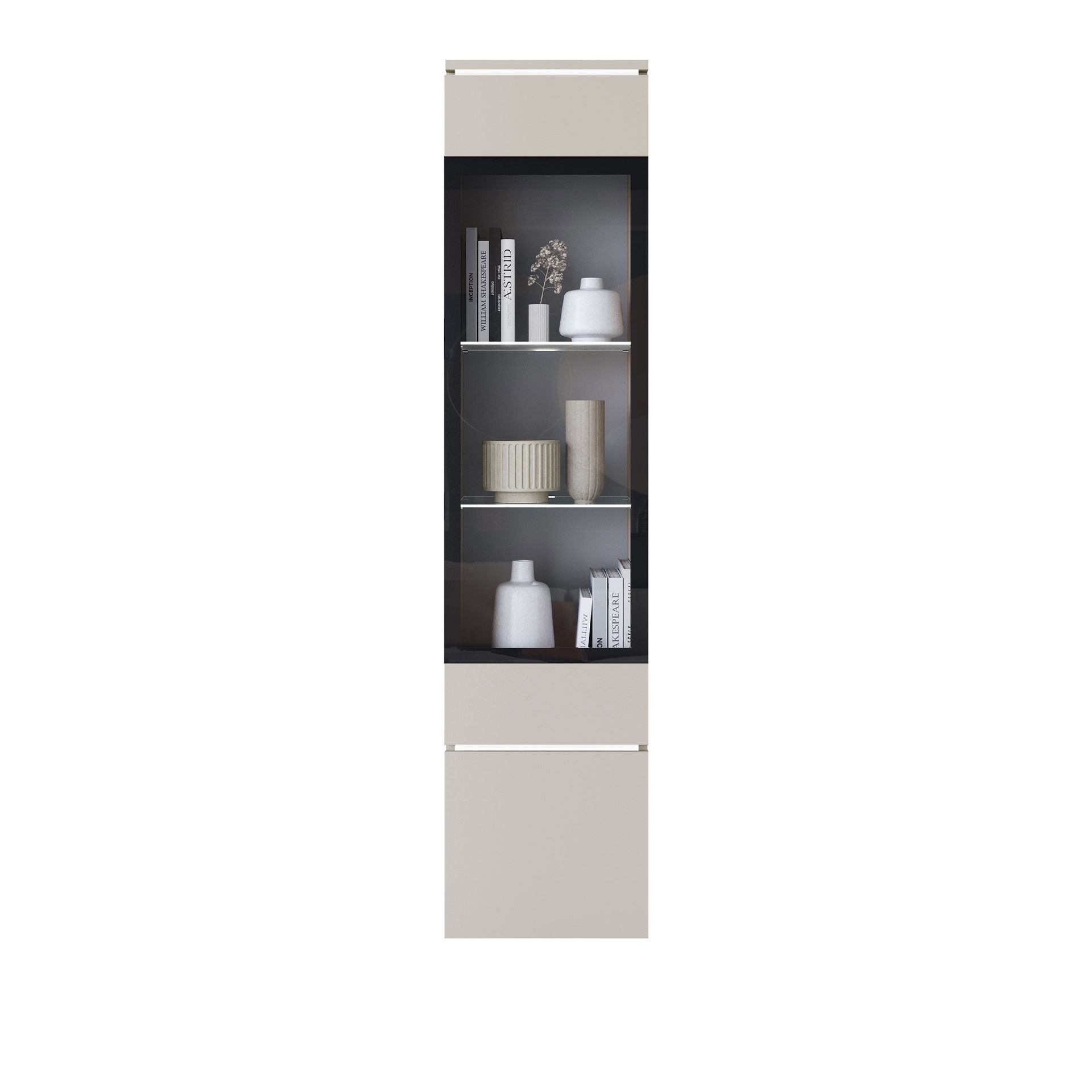 Sherie Vitrinsk&aring;p 30 cm - beige