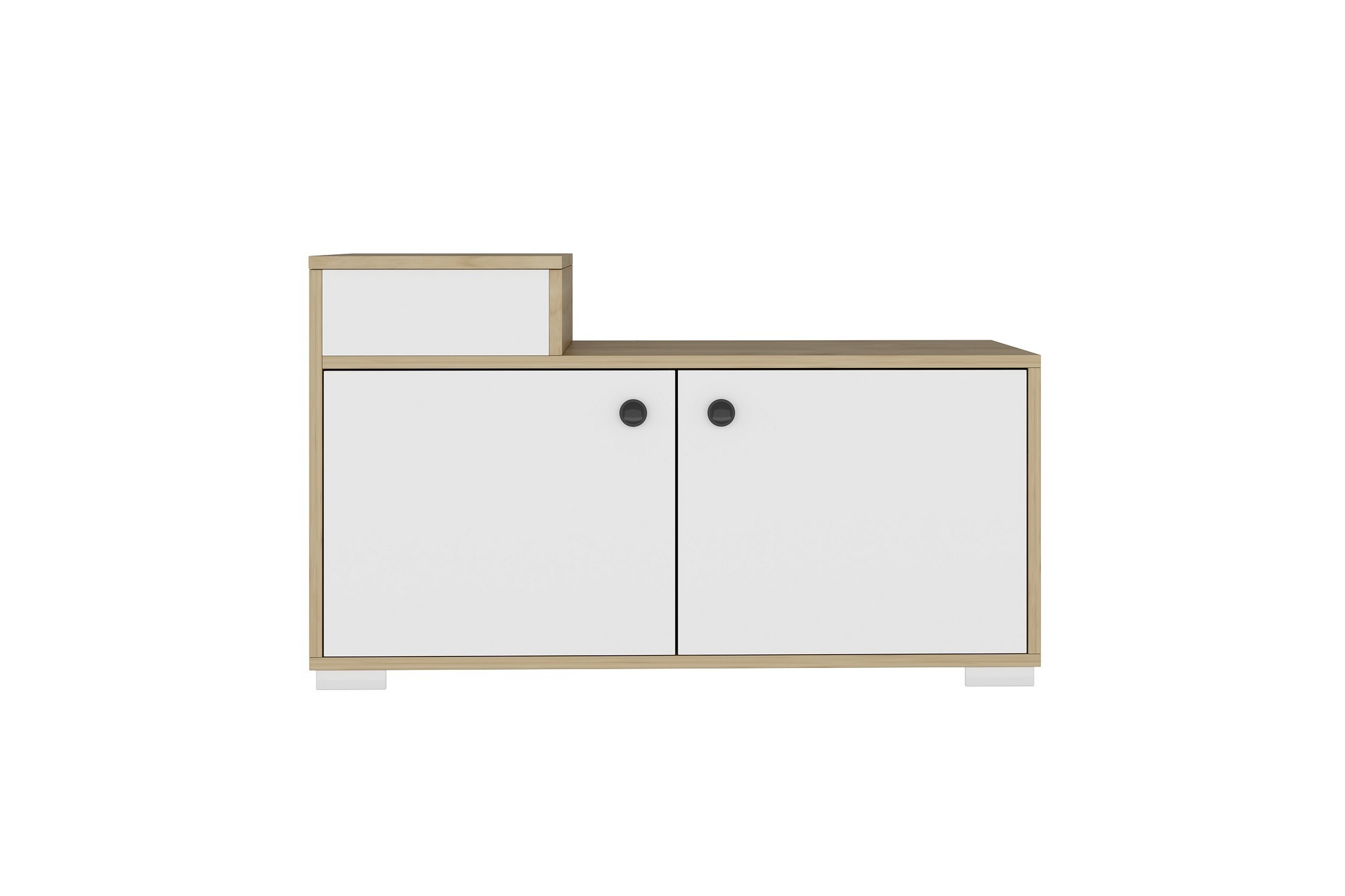 Skoskåp Astec 90 cm Ek/Vit