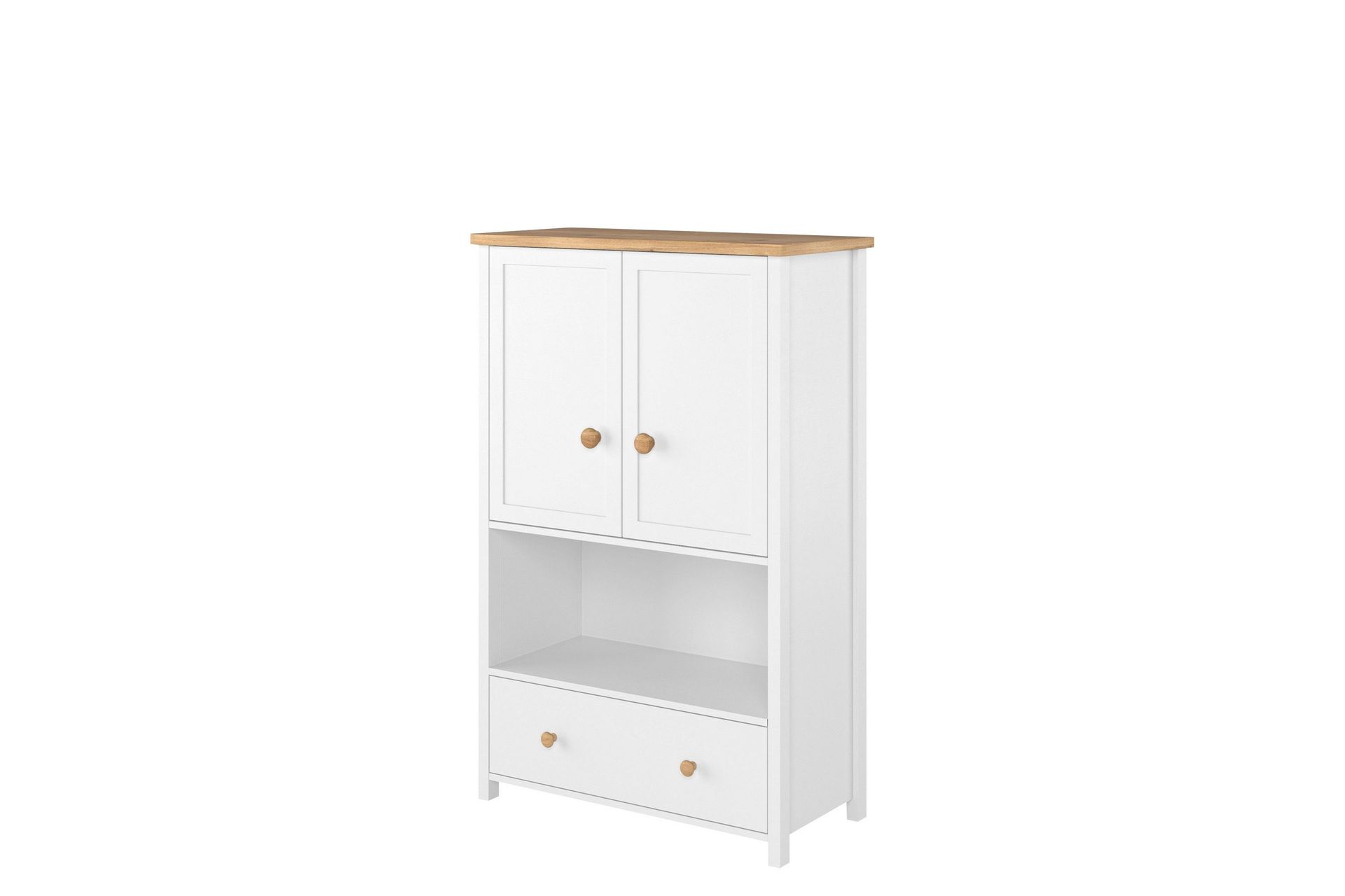 Storys Highboard - Vit